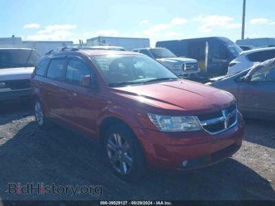 2010 Dodge JOURNEY SXT, красный — VIN 3D4PG5FV5AT189357, IAAI