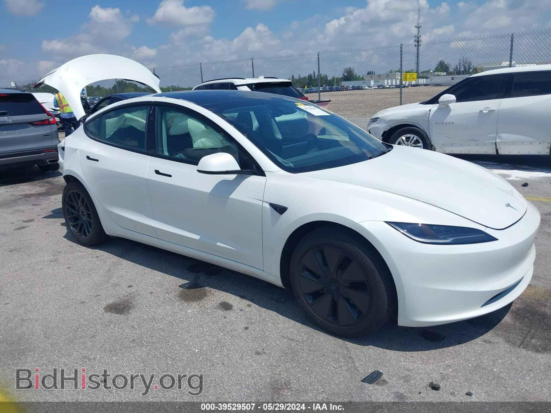 Photo 5YJ3E1EA6RF733030 - TESLA MODEL 3 2024