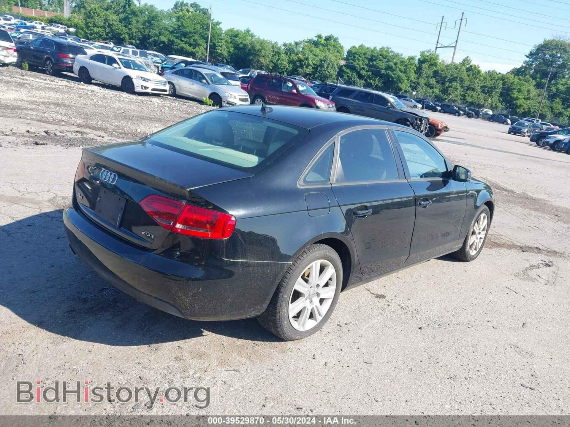 2011 AUDI A4 - VIN: WAUBFAFL6BN056297 - Фото 4