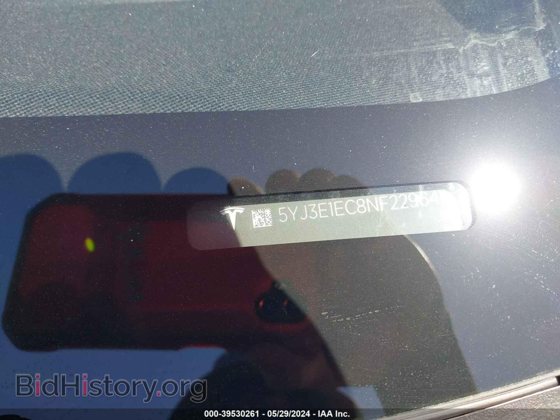 2022 TESLA MODEL 3 - VIN: 5YJ3E1EC8NF229641 - Фото 9