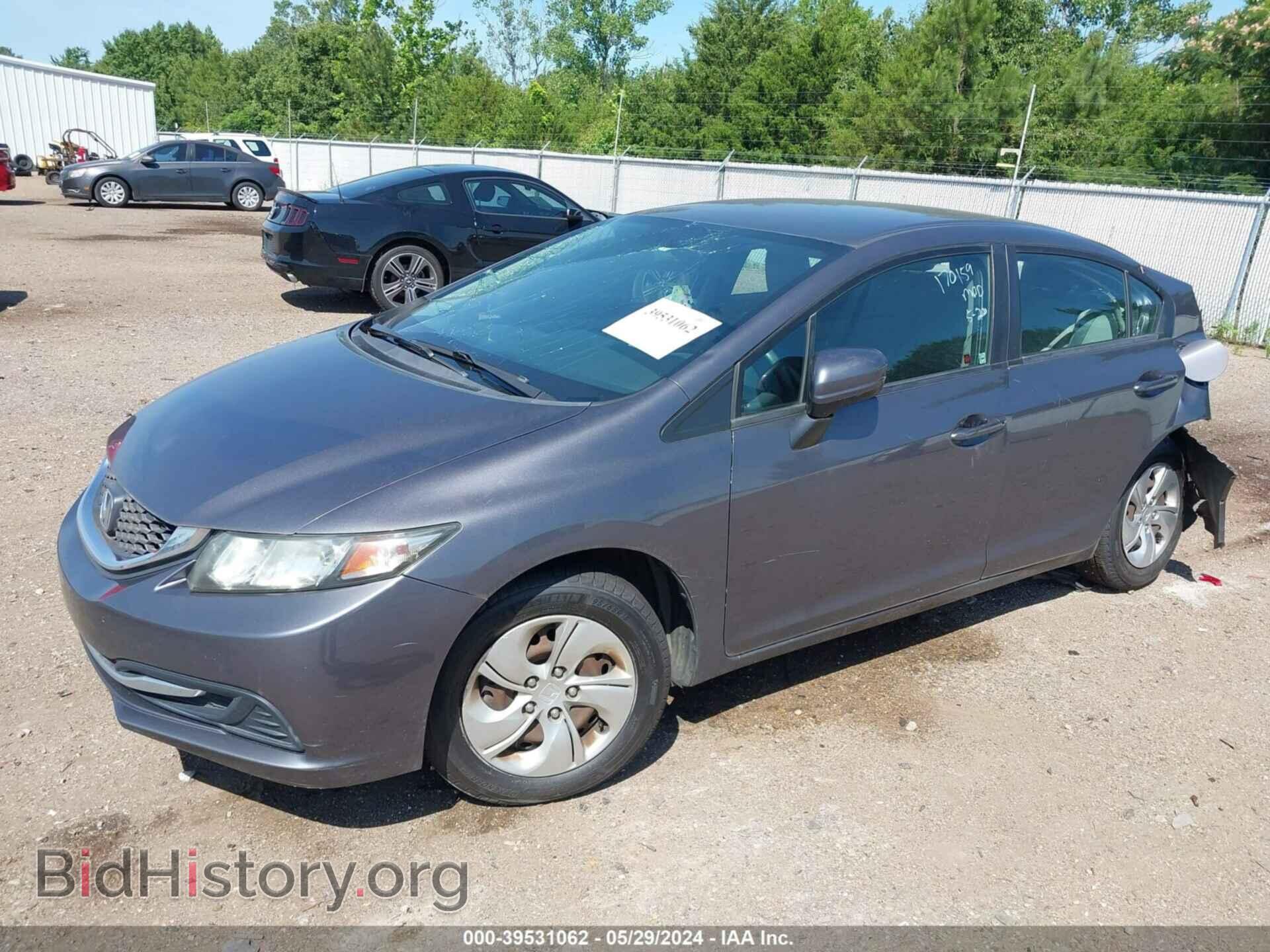 2014 HONDA CIVIC - VIN: 19XFB2F54EE064415 - Фото 2