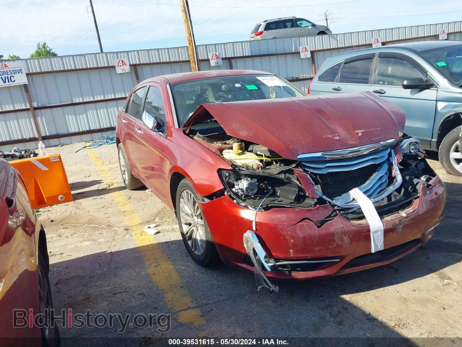 Фотография 1C3CCBCB7CN176021 - CHRYSLER 200 2012