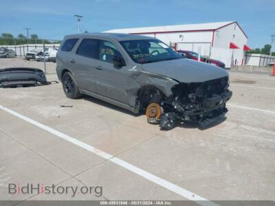 2022 Dodge DURANGO SXT AWD, серый — VIN 1C4RDJAG2NC161520, IAAI