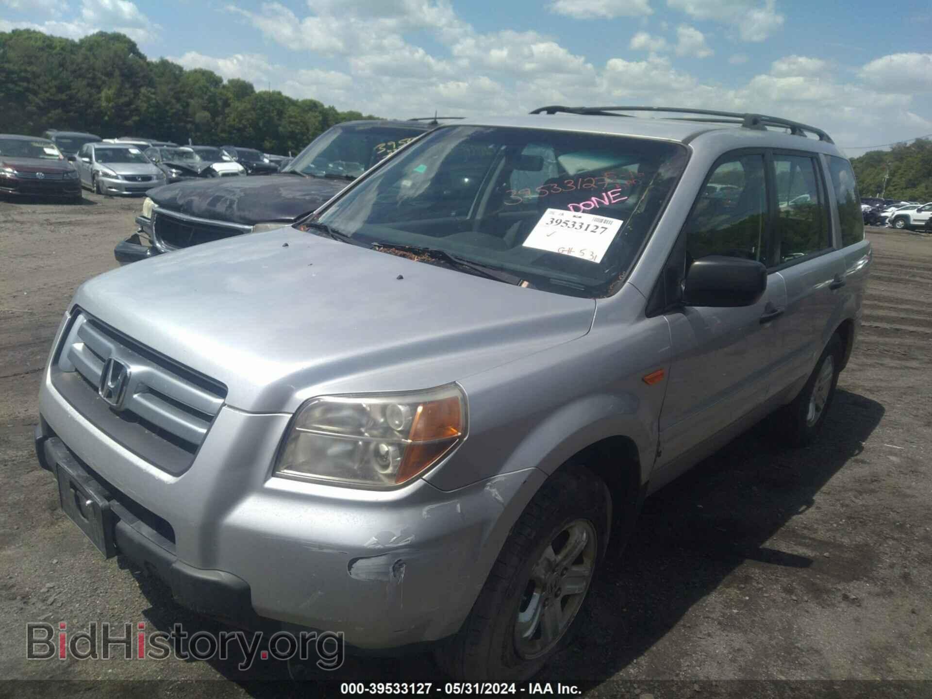 2007 HONDA PILOT - VIN: 2HKYF18147H514516 - Фото 2