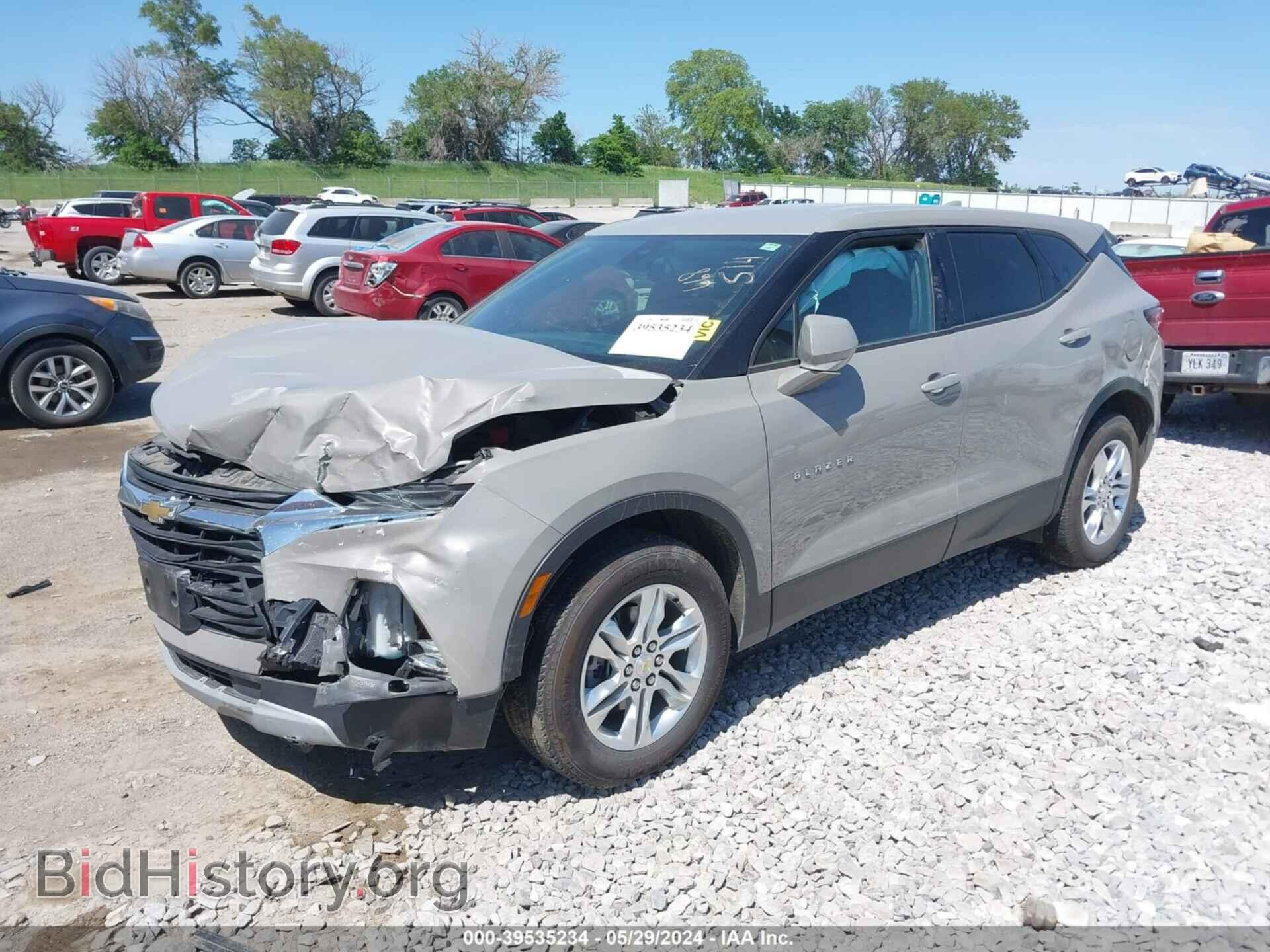 2021 CHEVROLET BLAZER - VIN: 3GNKBCRS4MS565205 - Фото 2