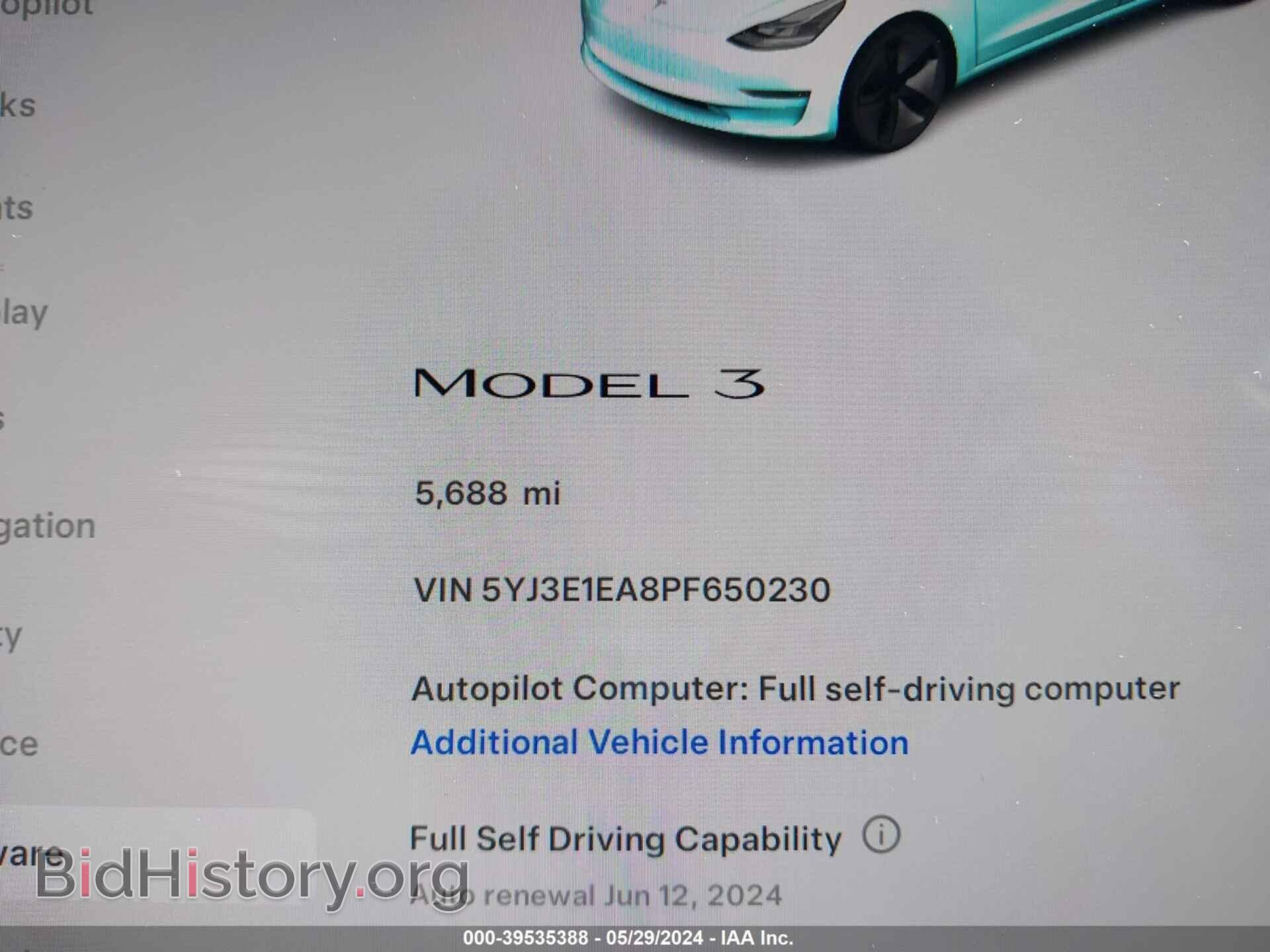 2023 TESLA MODEL 3 - VIN: 5YJ3E1EA8PF650230 - Фото 7