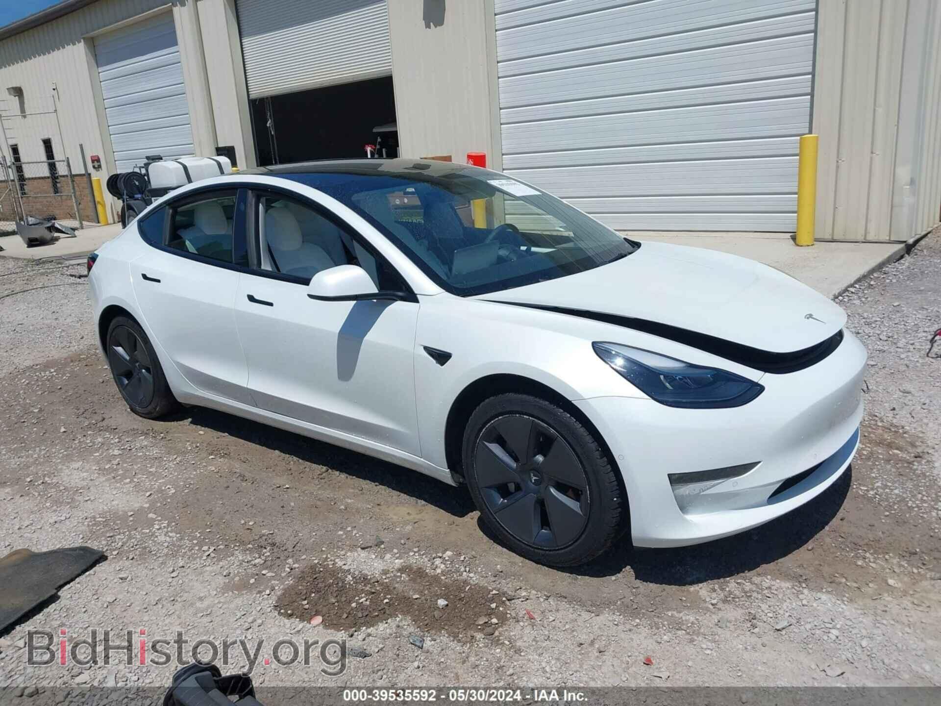 Photo 5YJ3E1EB5NF270817 - TESLA MODEL 3 2022