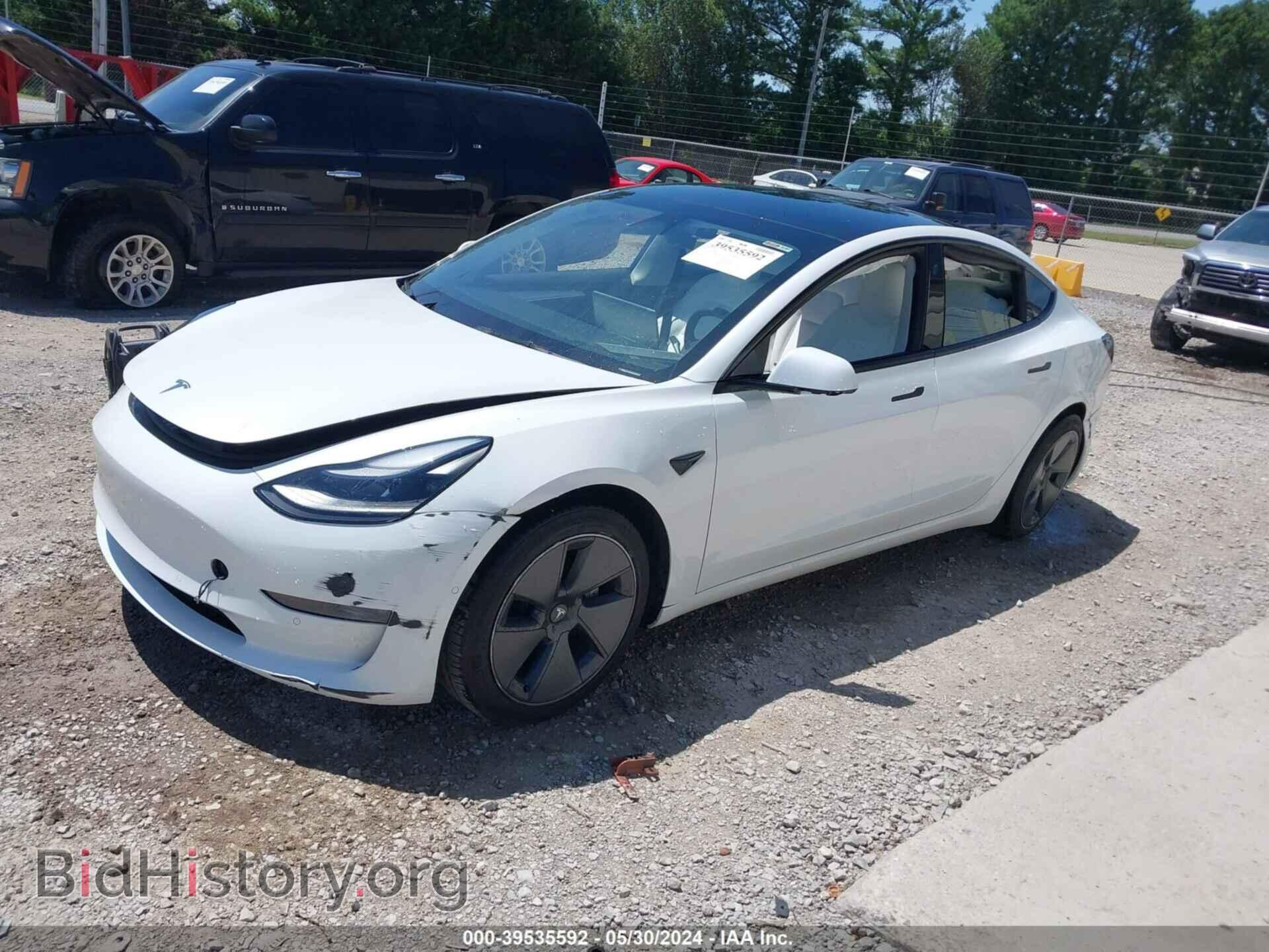 2022 TESLA MODEL 3 - VIN: 5YJ3E1EB5NF270817 - Фото 2