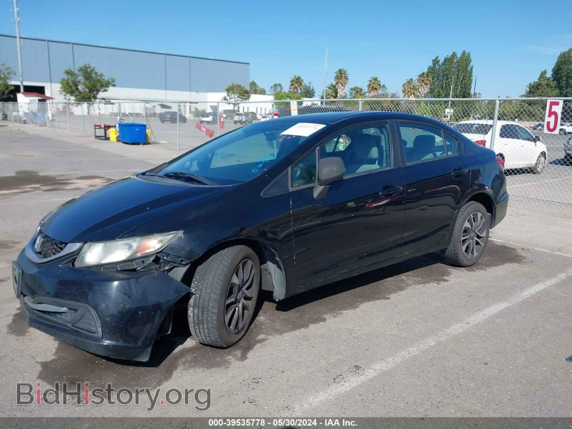 2013 HONDA CIVIC - VIN: 19XFB2F84DE274473 - Фото 2
