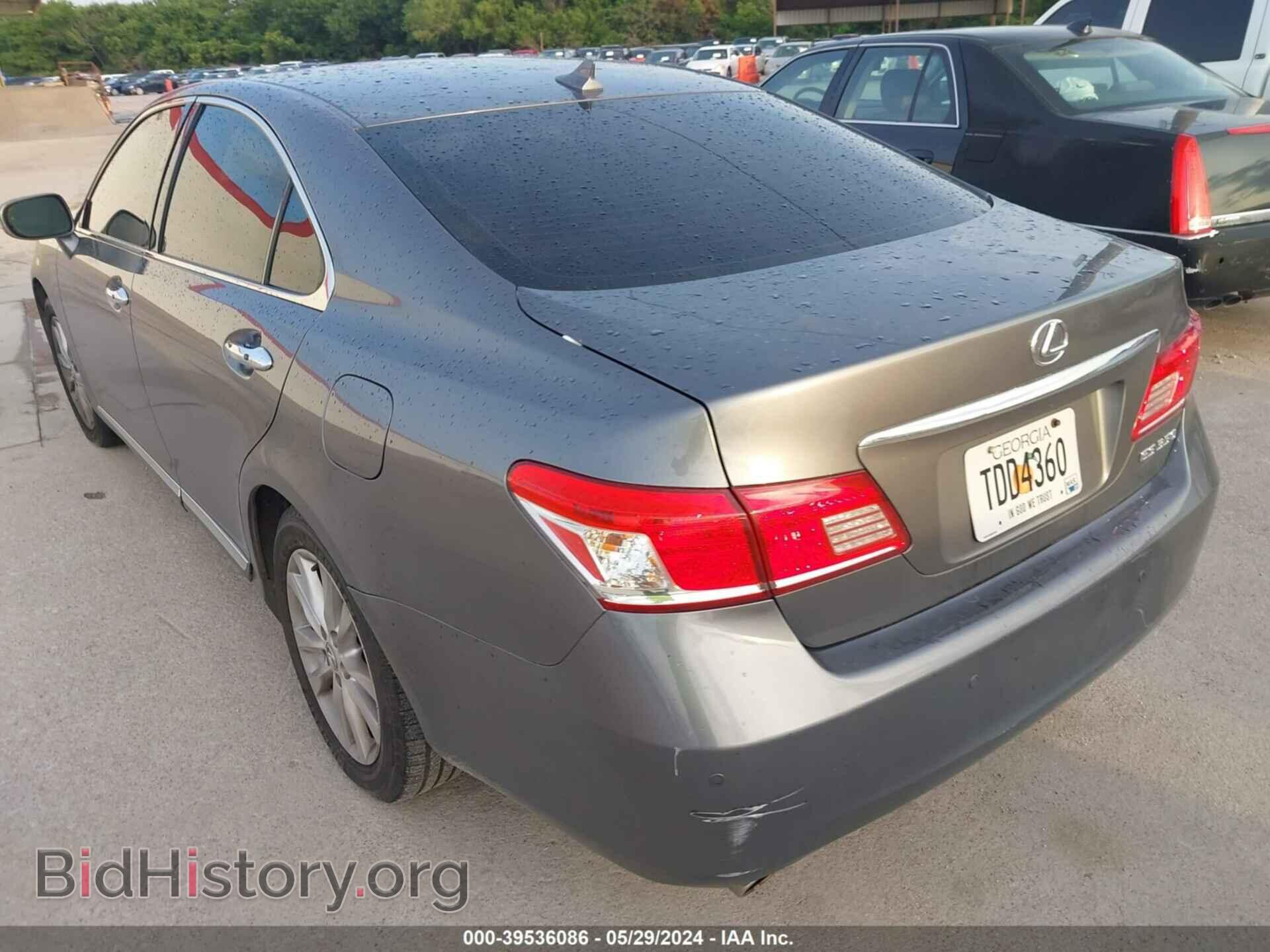 2012 LEXUS ES 350 - VIN: JTHBK1EG8C2494940 - Фото 3