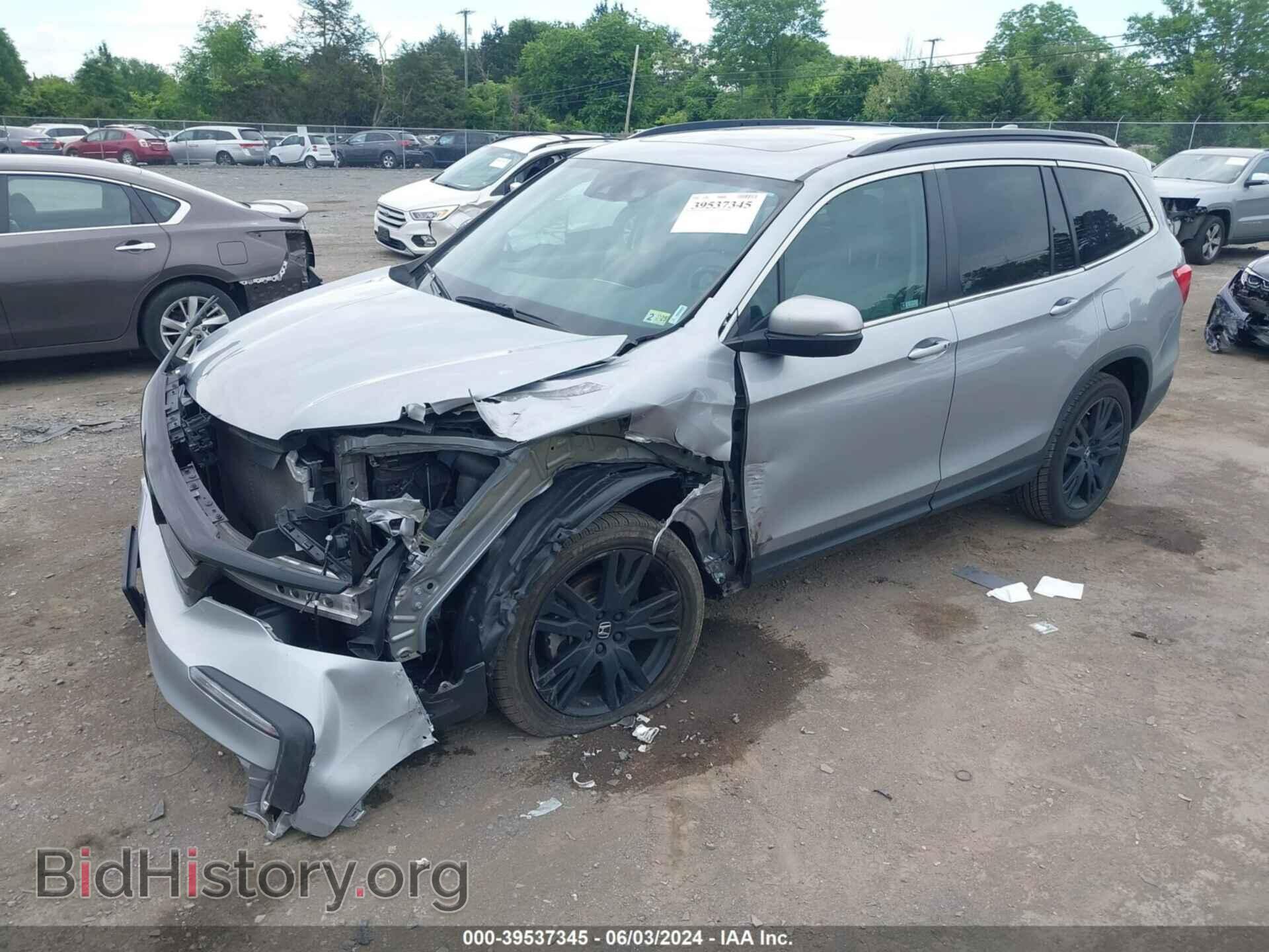 2021 HONDA PILOT - VIN: 5FNYF6H20MB059244 - Фото 2