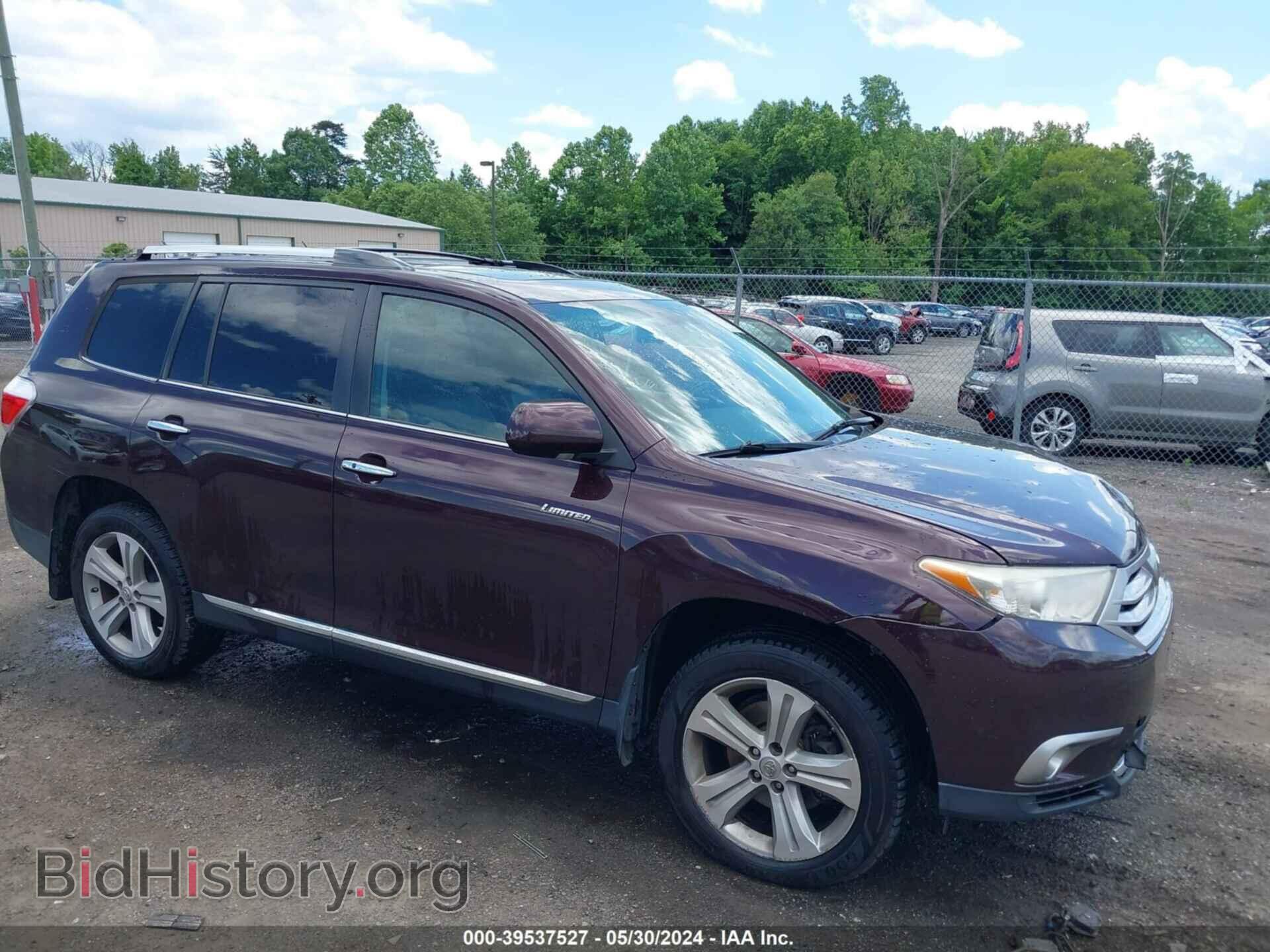 Photo 5TDDK3EHXCS125052 - TOYOTA HIGHLANDER 2012