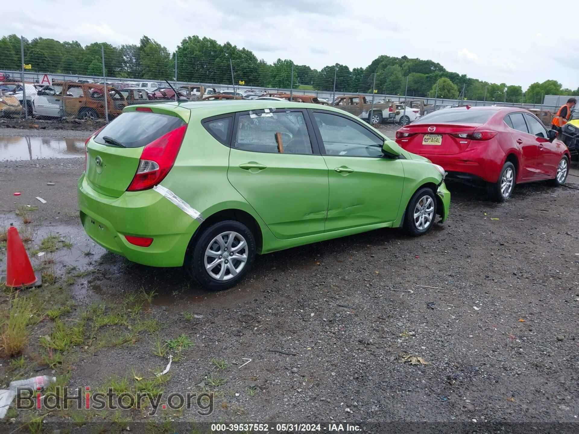 2013 HYUNDAI ACCENT - VIN: KMHCT5AE2DU128553 - Фото 4