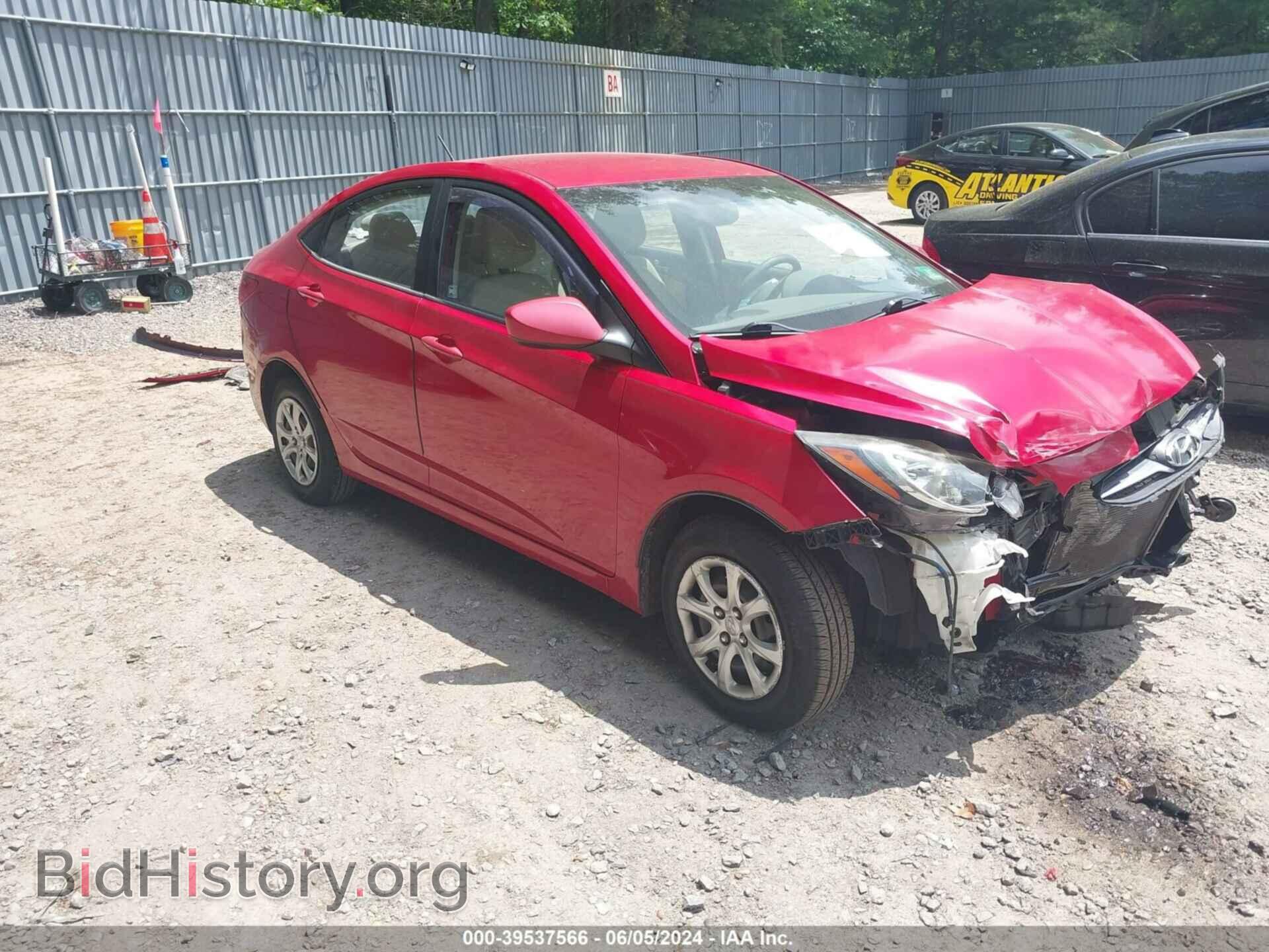 Photo KMHCT4AE1CU260227 - HYUNDAI ACCENT 2012