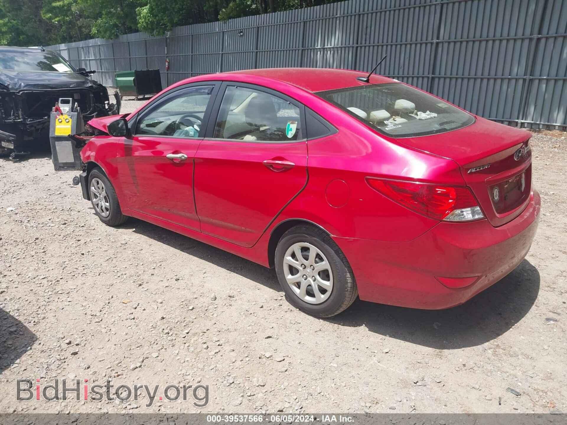 2012 HYUNDAI ACCENT - VIN: KMHCT4AE1CU260227 - Фото 3