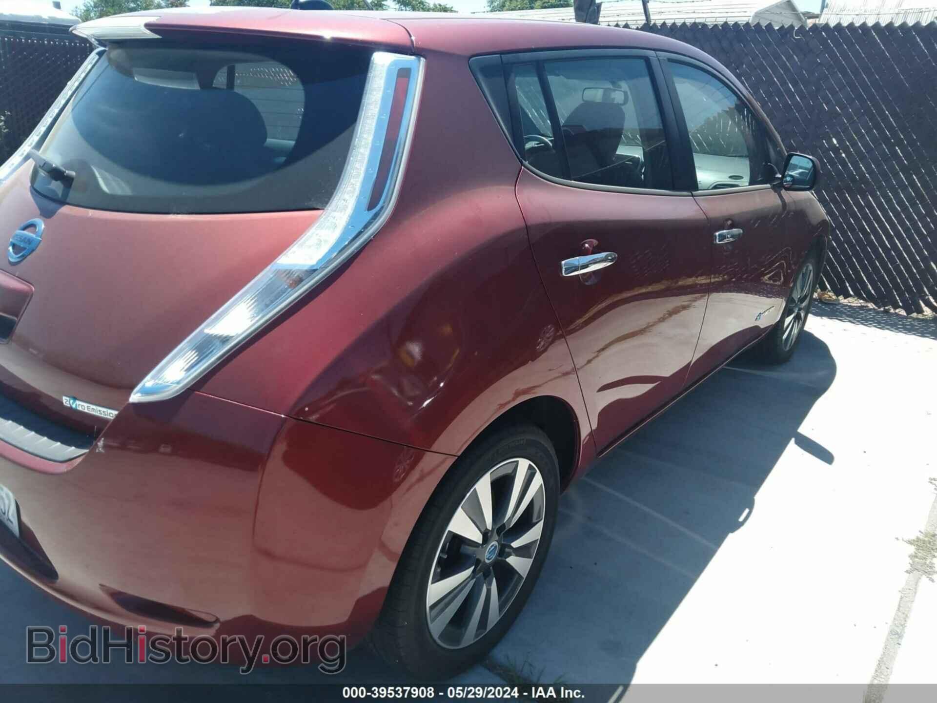 2013 NISSAN LEAF - VIN: 1N4AZ0CP5DC405641 - Фото 4