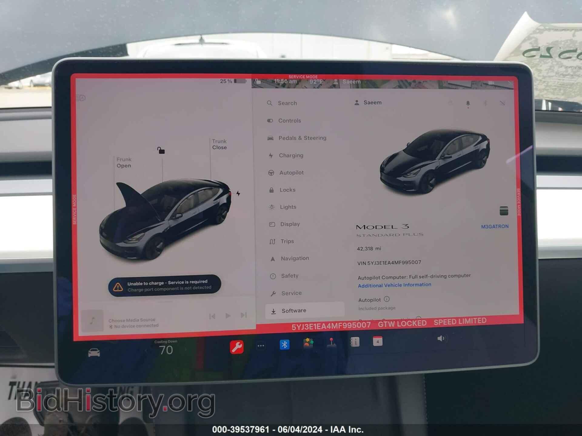 2018 TESLA MODEL 3 - VIN: 5YJ3E1EA4JF034113 - Photo 7