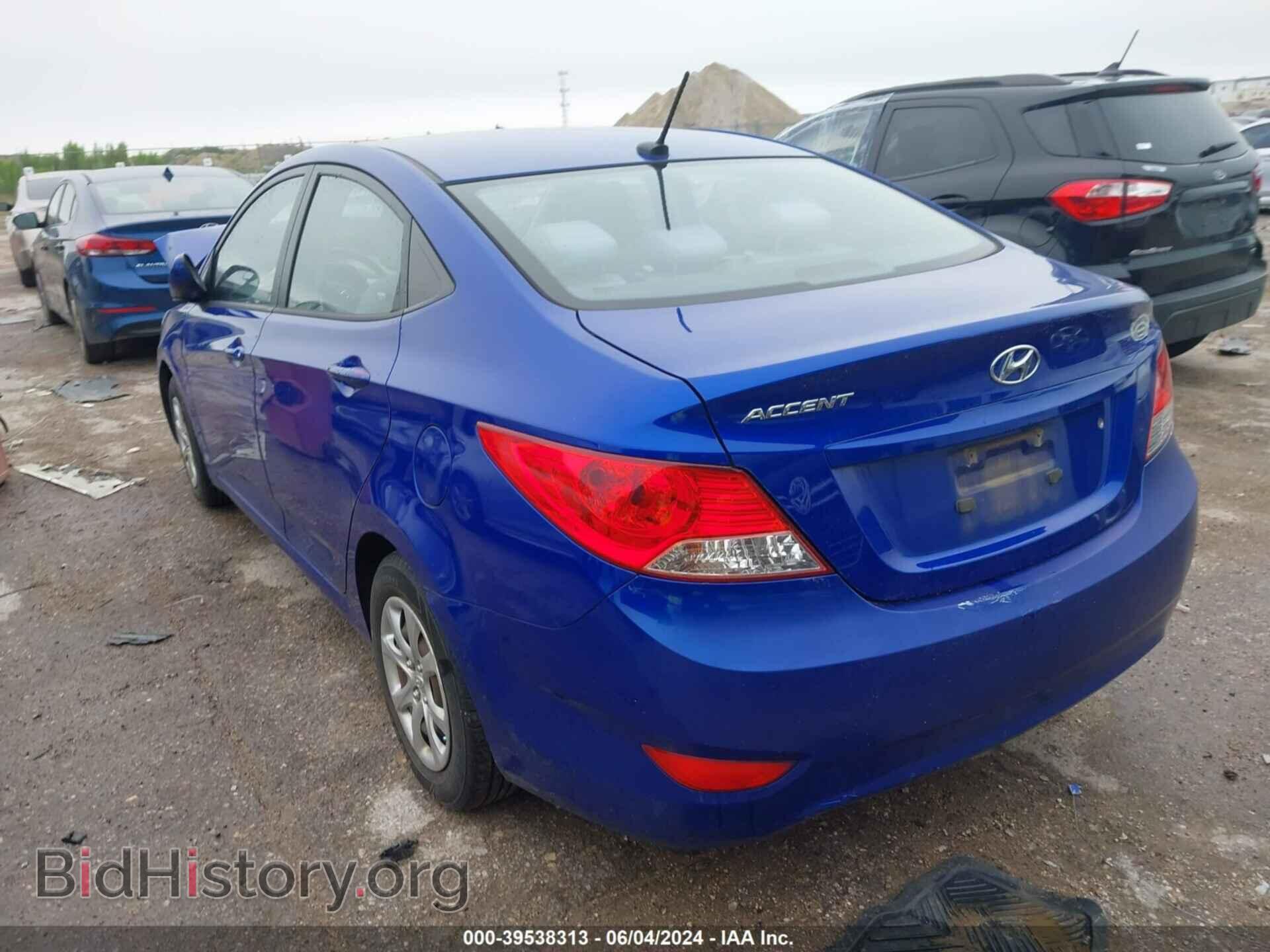 2014 HYUNDAI ACCENT - VIN: KMHCT4AE4EU631576 - Фото 3