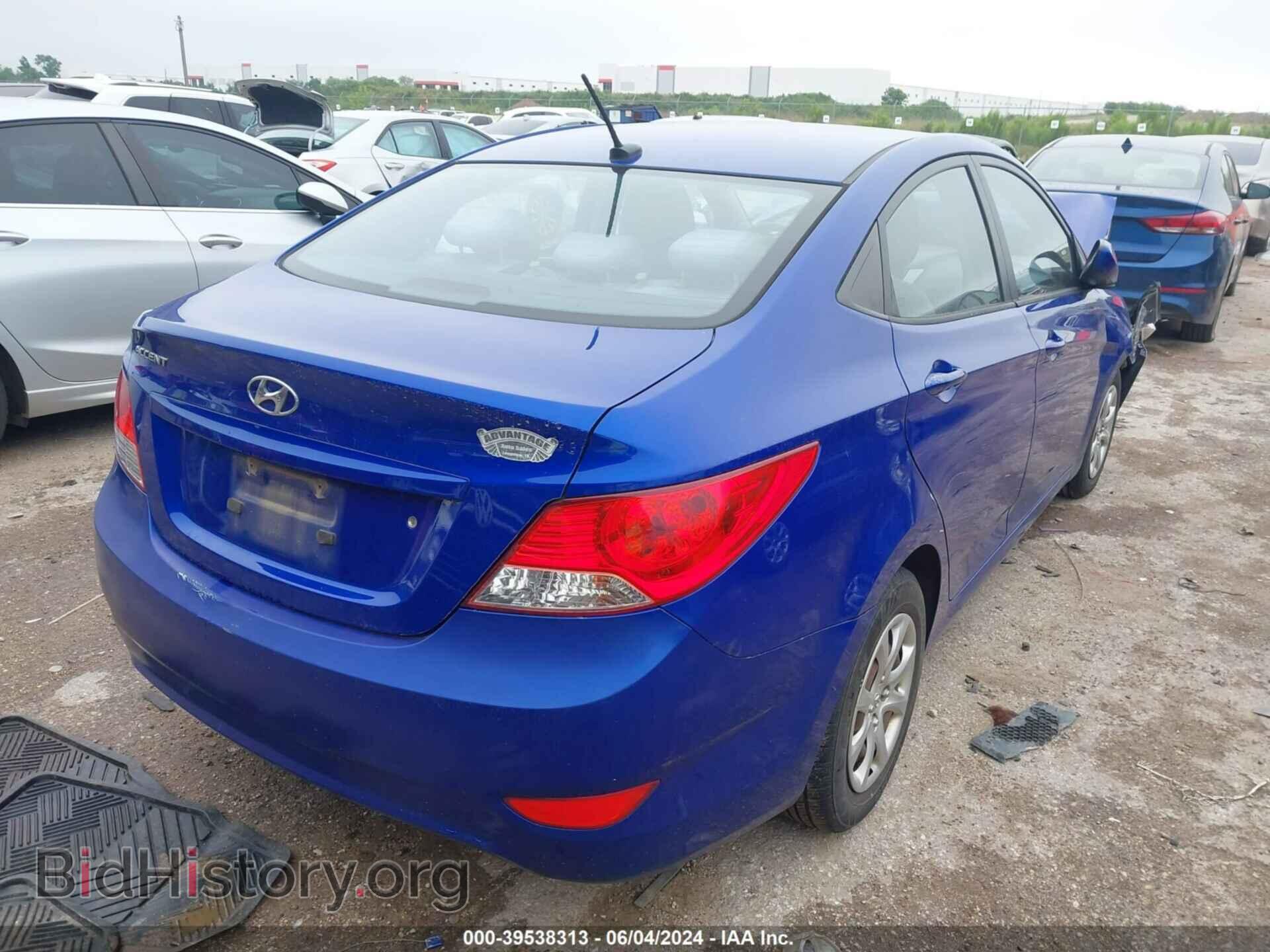 2014 HYUNDAI ACCENT - VIN: KMHCT4AE4EU631576 - Фото 4