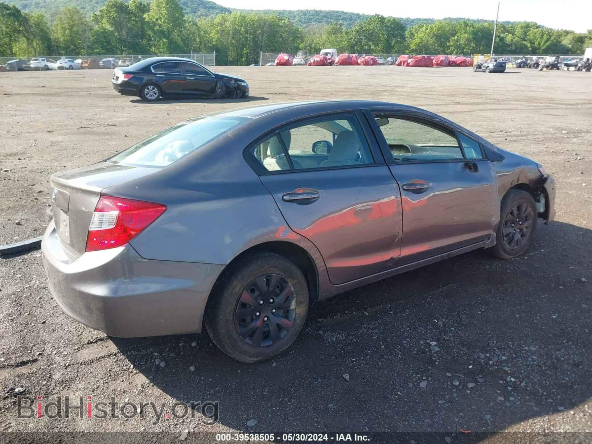 2012 HONDA CIVIC - VIN: 19XFB2F56CE386101 - Фото 4