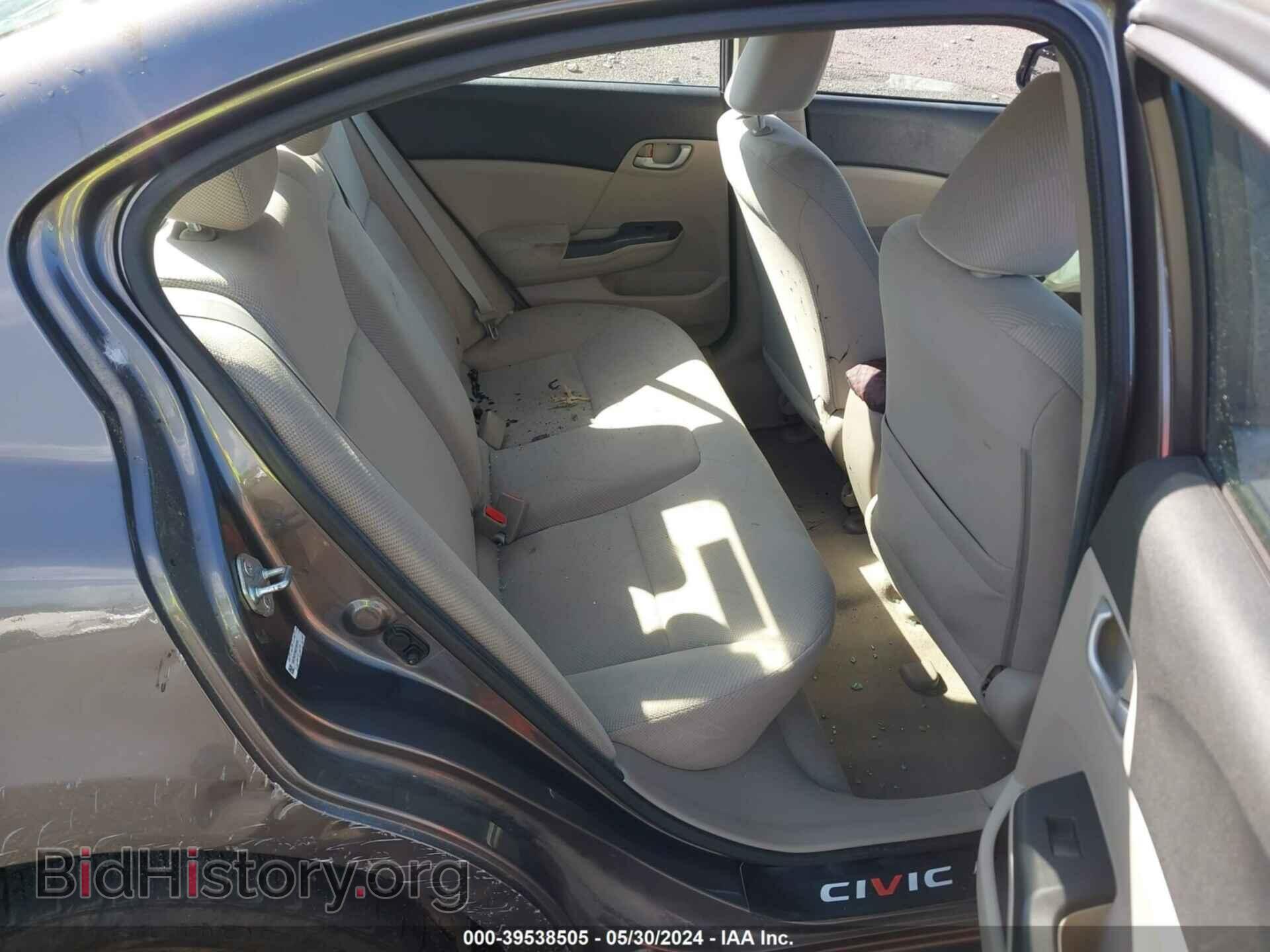 2012 HONDA CIVIC - VIN: 19XFB2F56CE386101 - Фото 8
