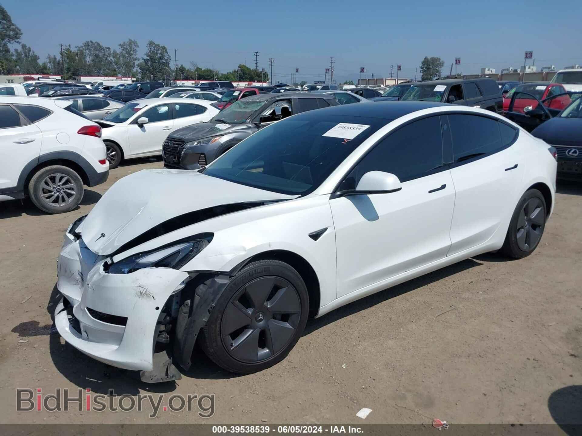 2021 TESLA MODEL 3 - VIN: 5YJ3E1EB7MF099180 - Фото 2