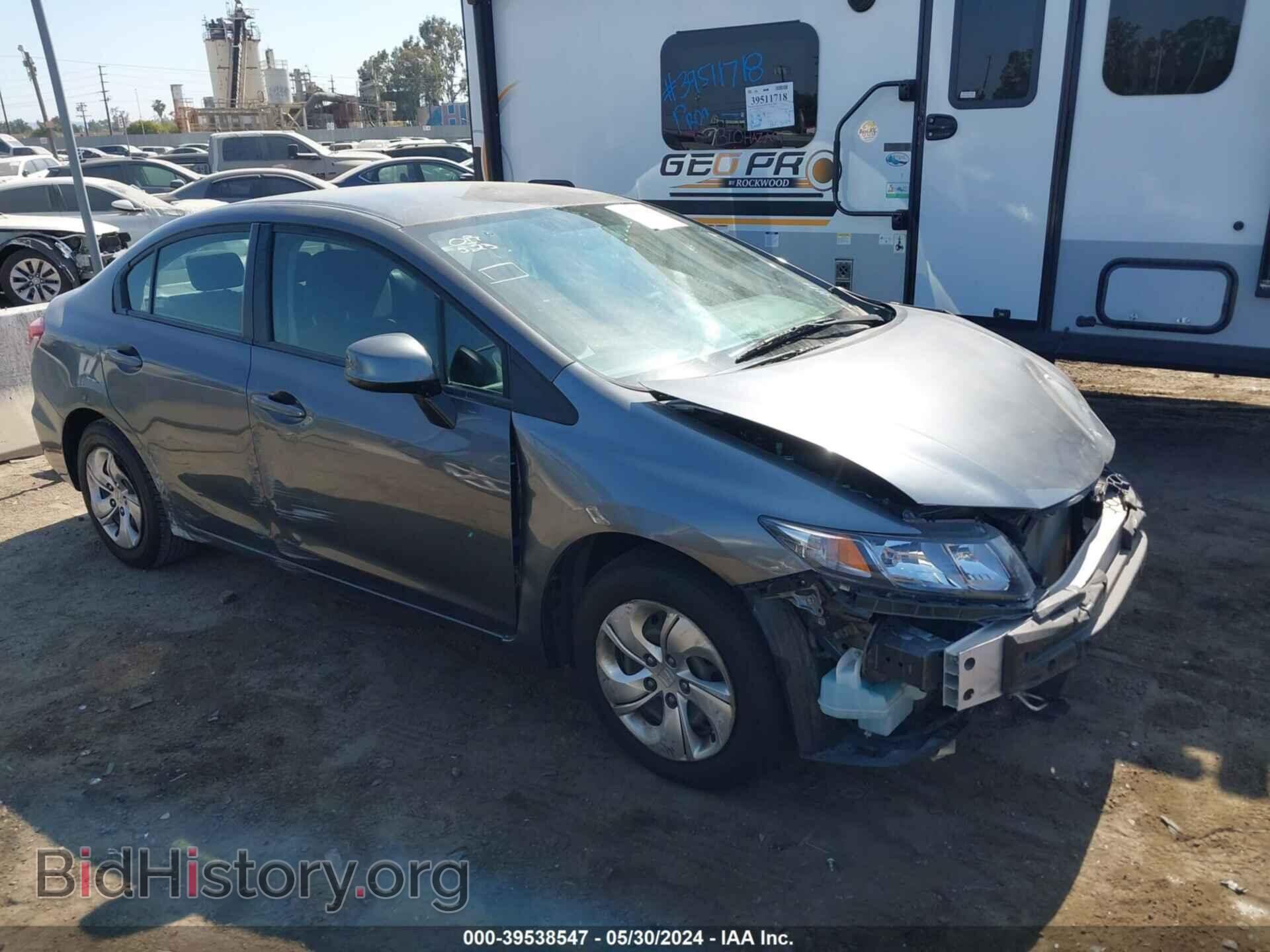 Фотография 2HGFB2F54DH516559 - HONDA CIVIC 2013