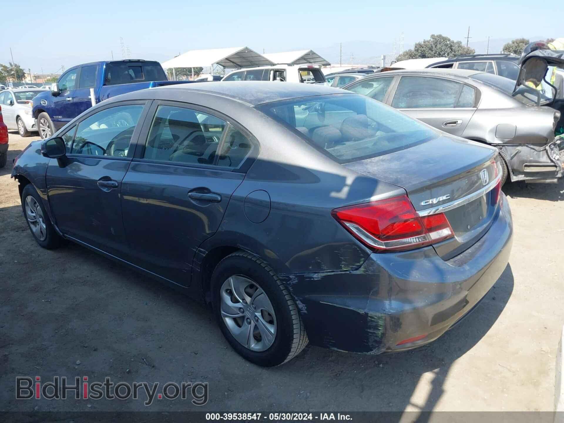 2013 HONDA CIVIC - VIN: 2HGFB2F54DH516559 - Фото 3