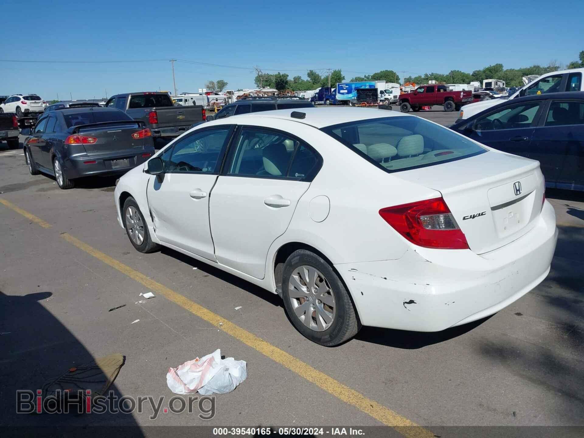 2012 HONDA CIVIC - VIN: 2HGFB2F59CH603436 - Фото 3