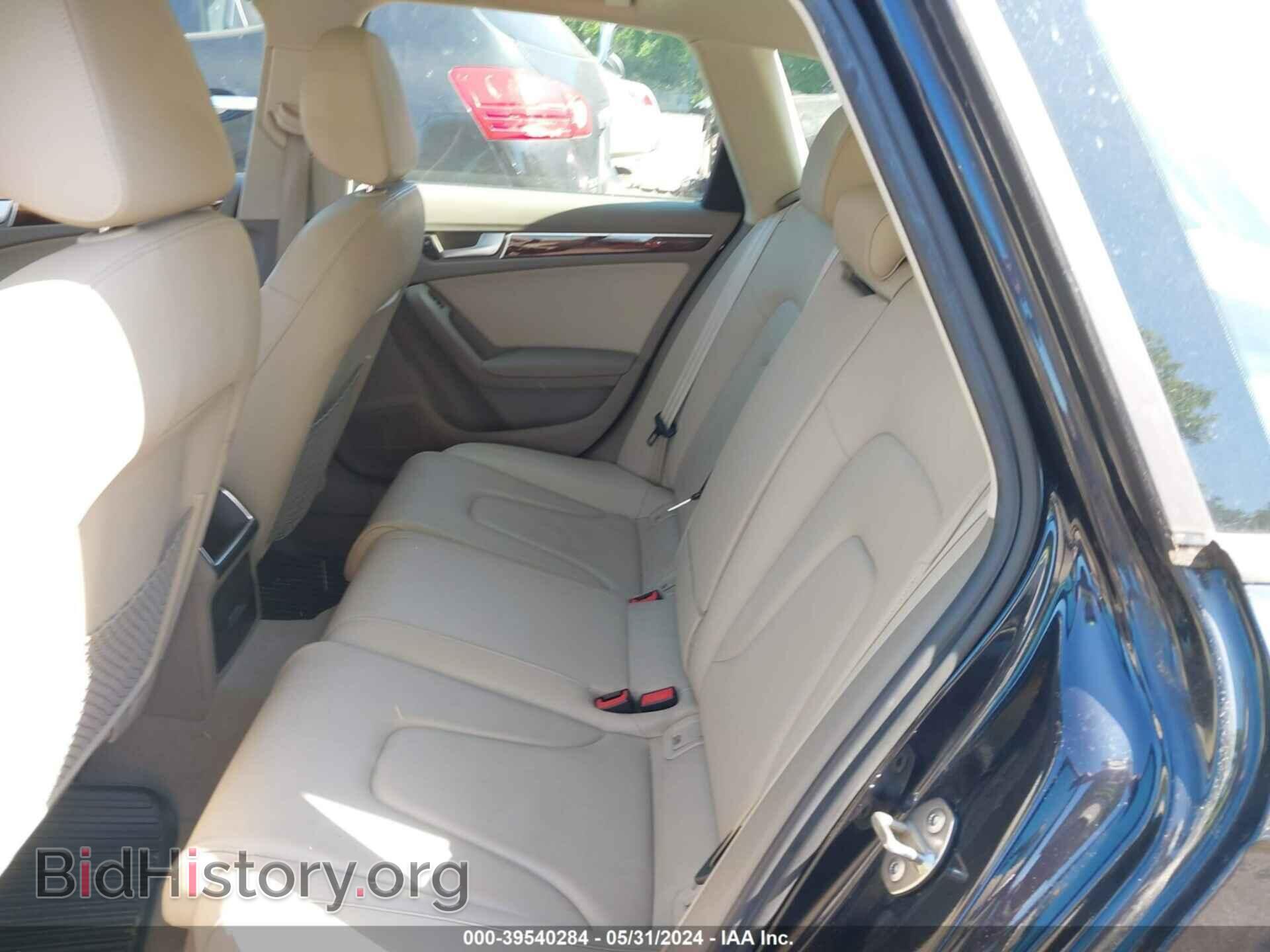 2012 AUDI A4 - VIN: WAUSFAFL9CA039759 - Photo 8