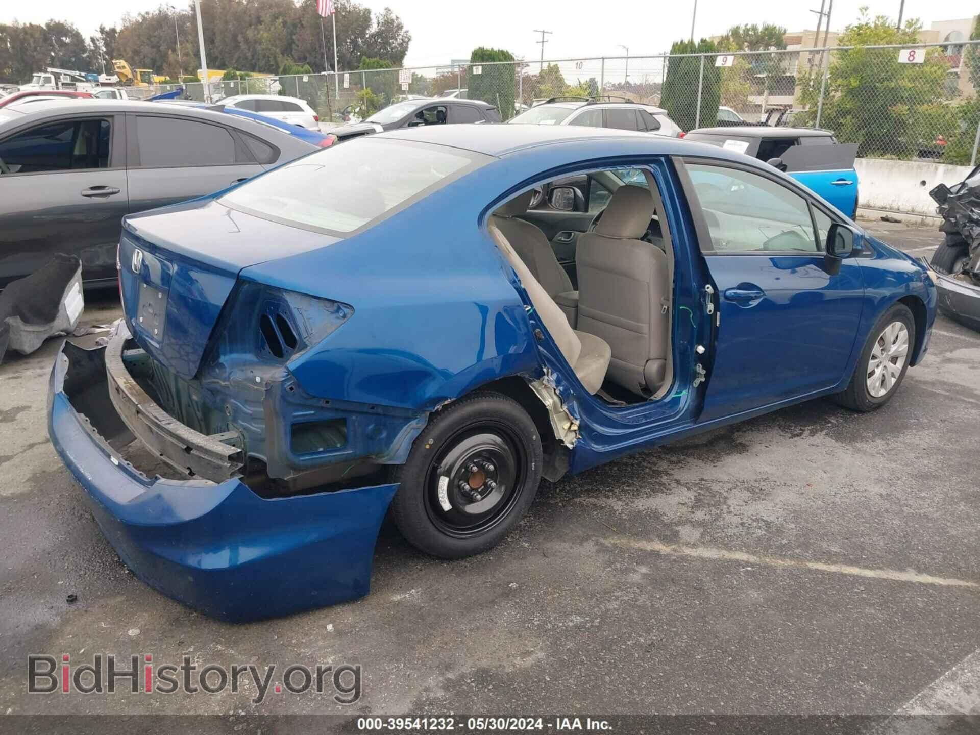 2012 HONDA CIVIC - VIN: 19XFB2F54CE354876 - Фото 4
