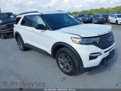 2023 Ford EXPLORER XLT, white — VIN 1FMSK8DH3PGC39461, IAAI