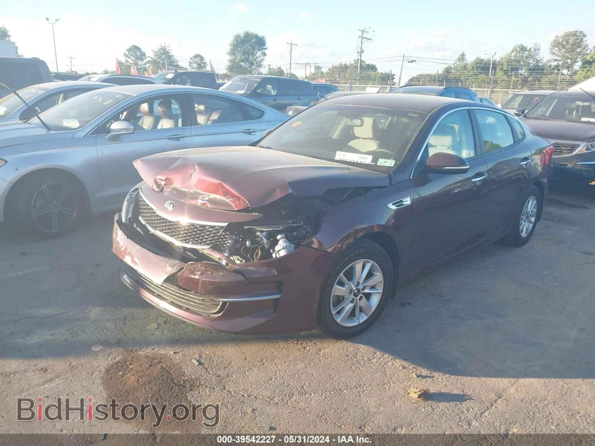 2016 KIA OPTIMA - VIN: 5XXGT4L32GG100936 - Фото 2
