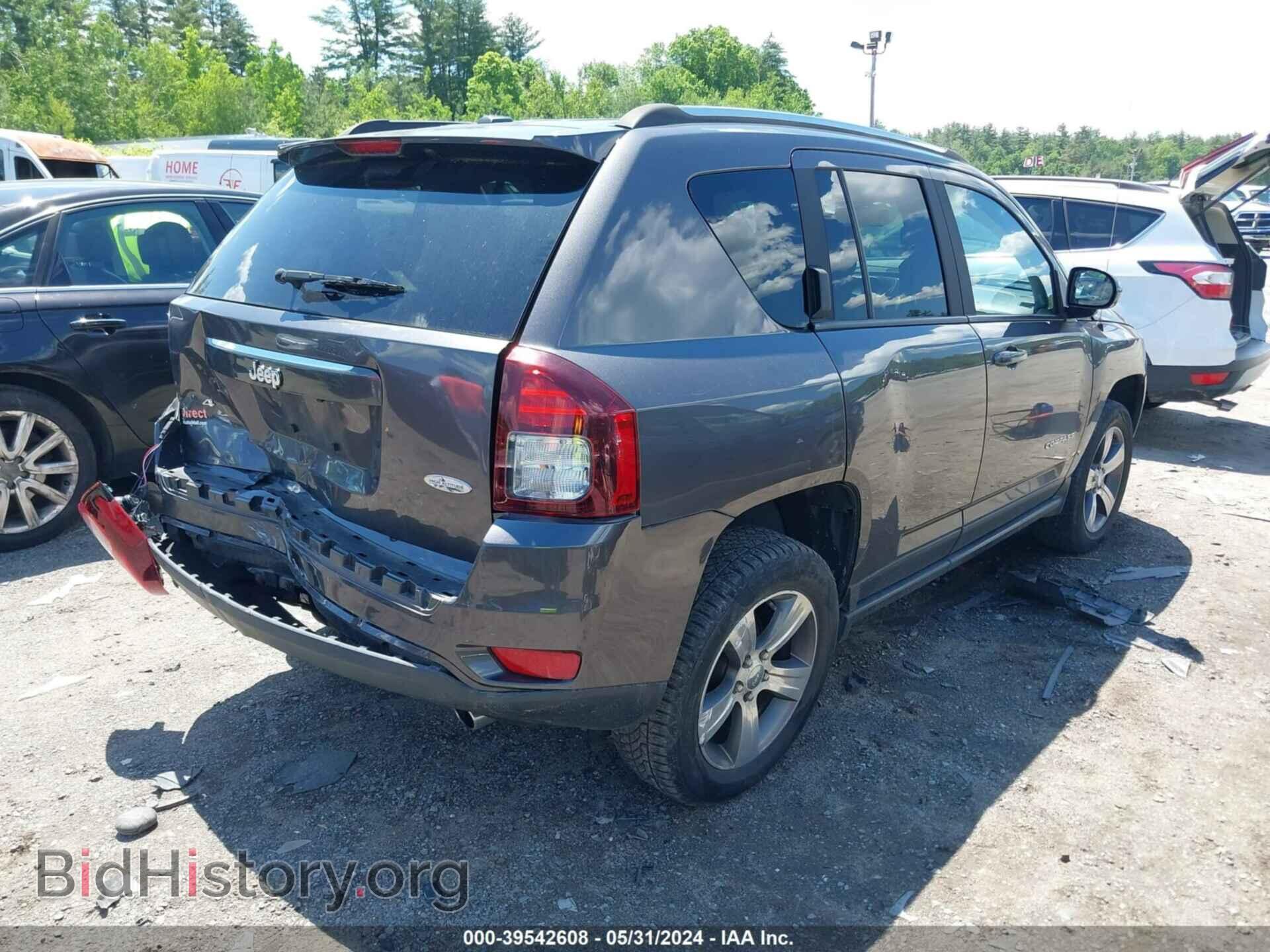 2016 JEEP COMPASS - VIN: 1C4NJDEB5GD697351 - Фото 4
