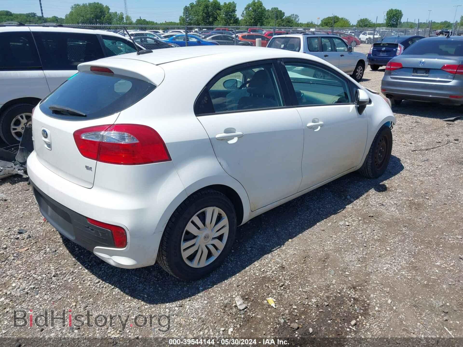 2016 KIA RIO - VIN: KNADN5A38G6659165 - Фото 4