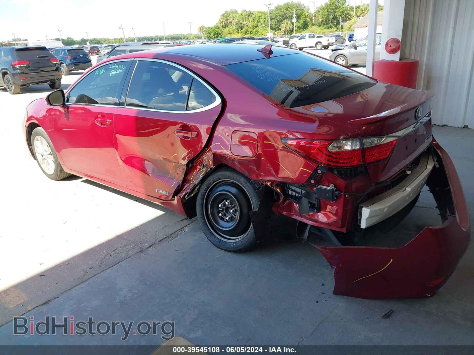 2014 LEXUS ES 300H - VIN: JTHBW1GG8E2068735 - Фото 3