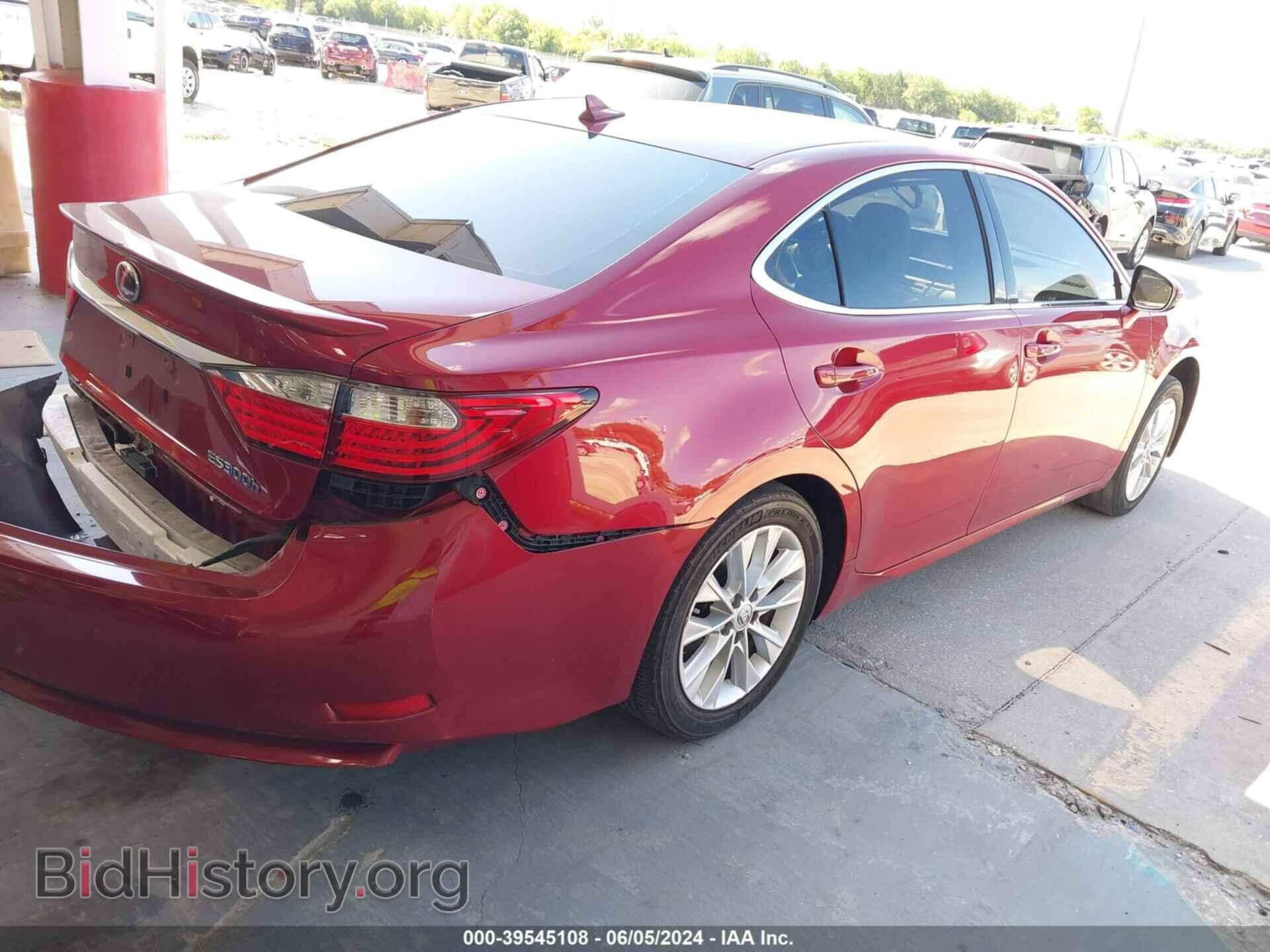 2014 LEXUS ES 300H - VIN: JTHBW1GG8E2068735 - Фото 4