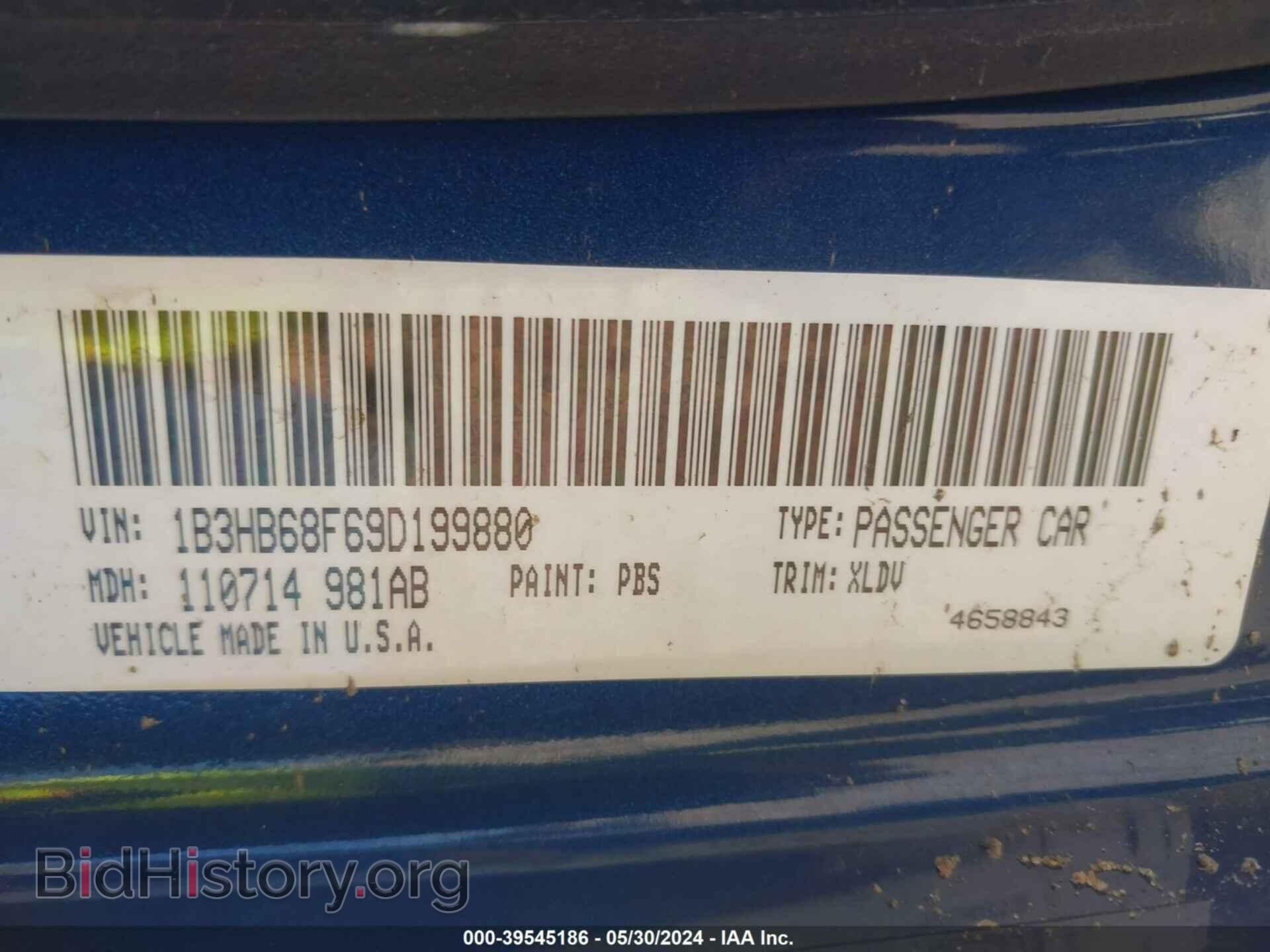 2009 DODGE CALIBER - VIN: 1B3HB68F69D199880 - Фото 9