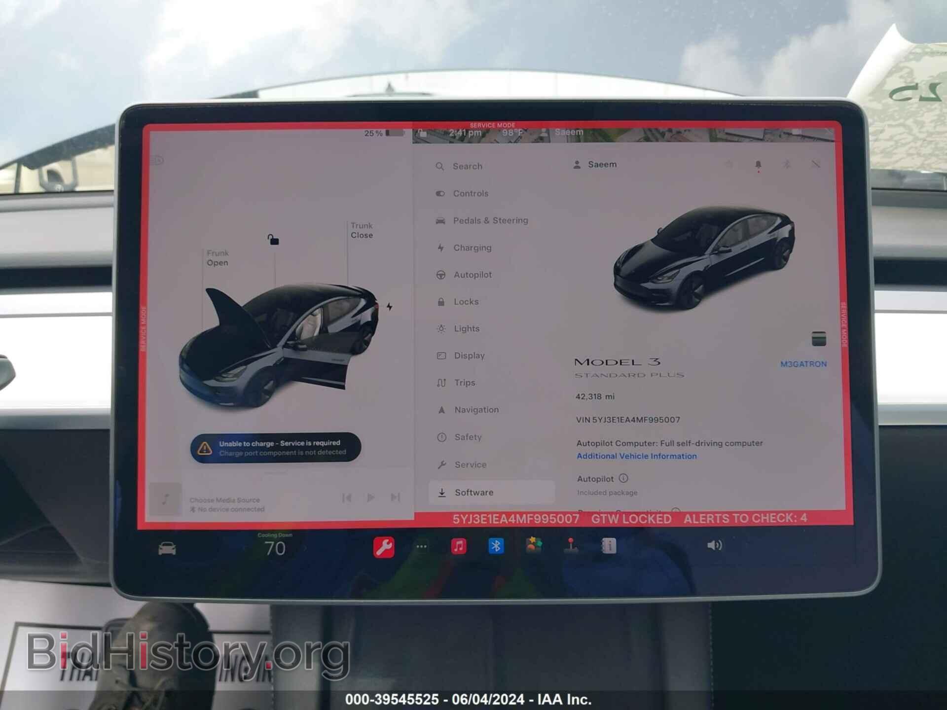 2021 TESLA MODEL 3 - VIN: 5YJ3E1EA4MF995007 - Фото 8