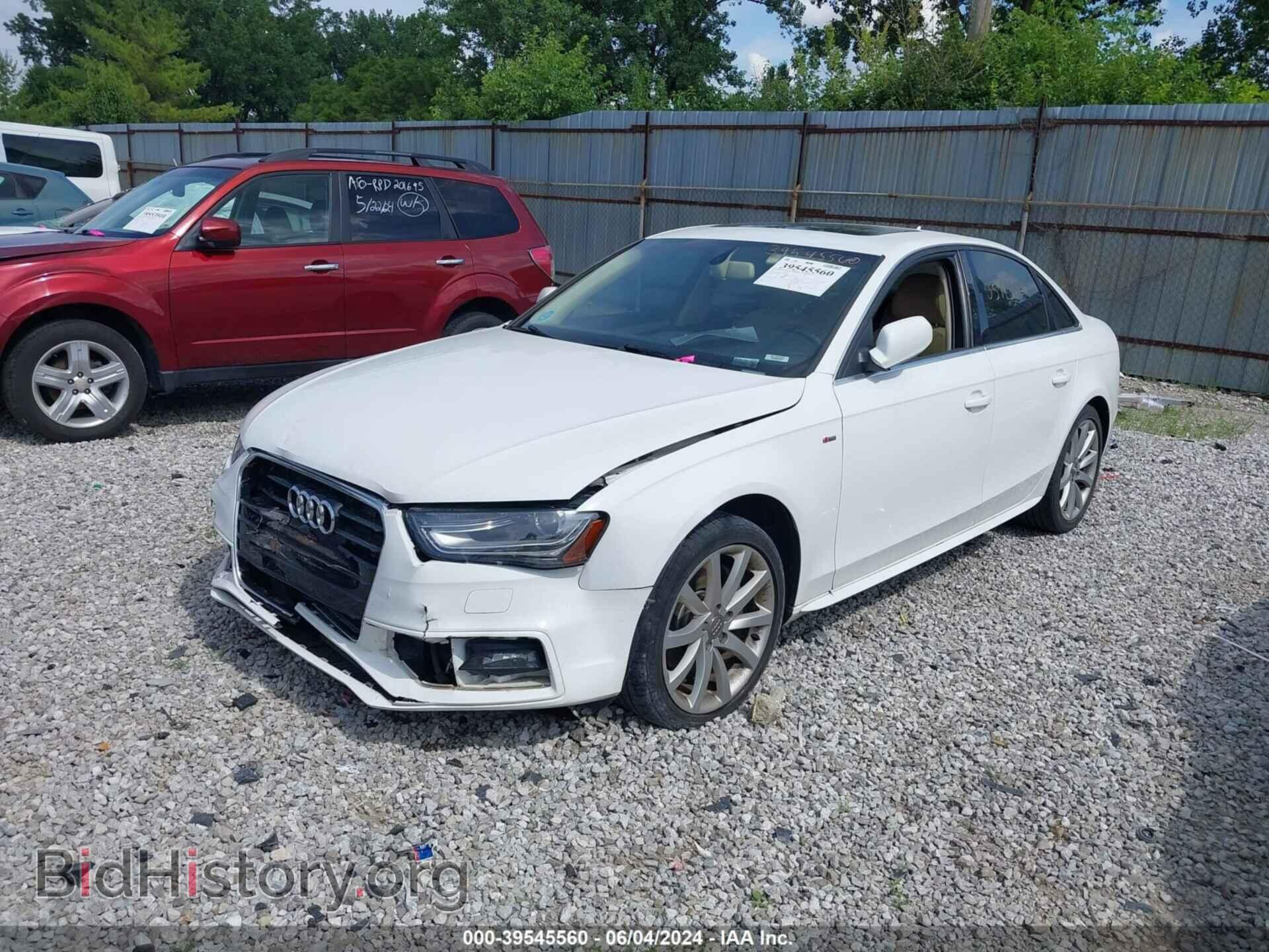 2014 AUDI A4 - VIN: WAUBFAFL7EA031064 - Фото 2