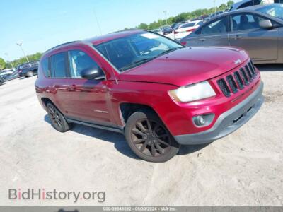 2012 Jeep COMPASS Latitude, красный — VIN 1C4NJCEA8CD698411, IAAI