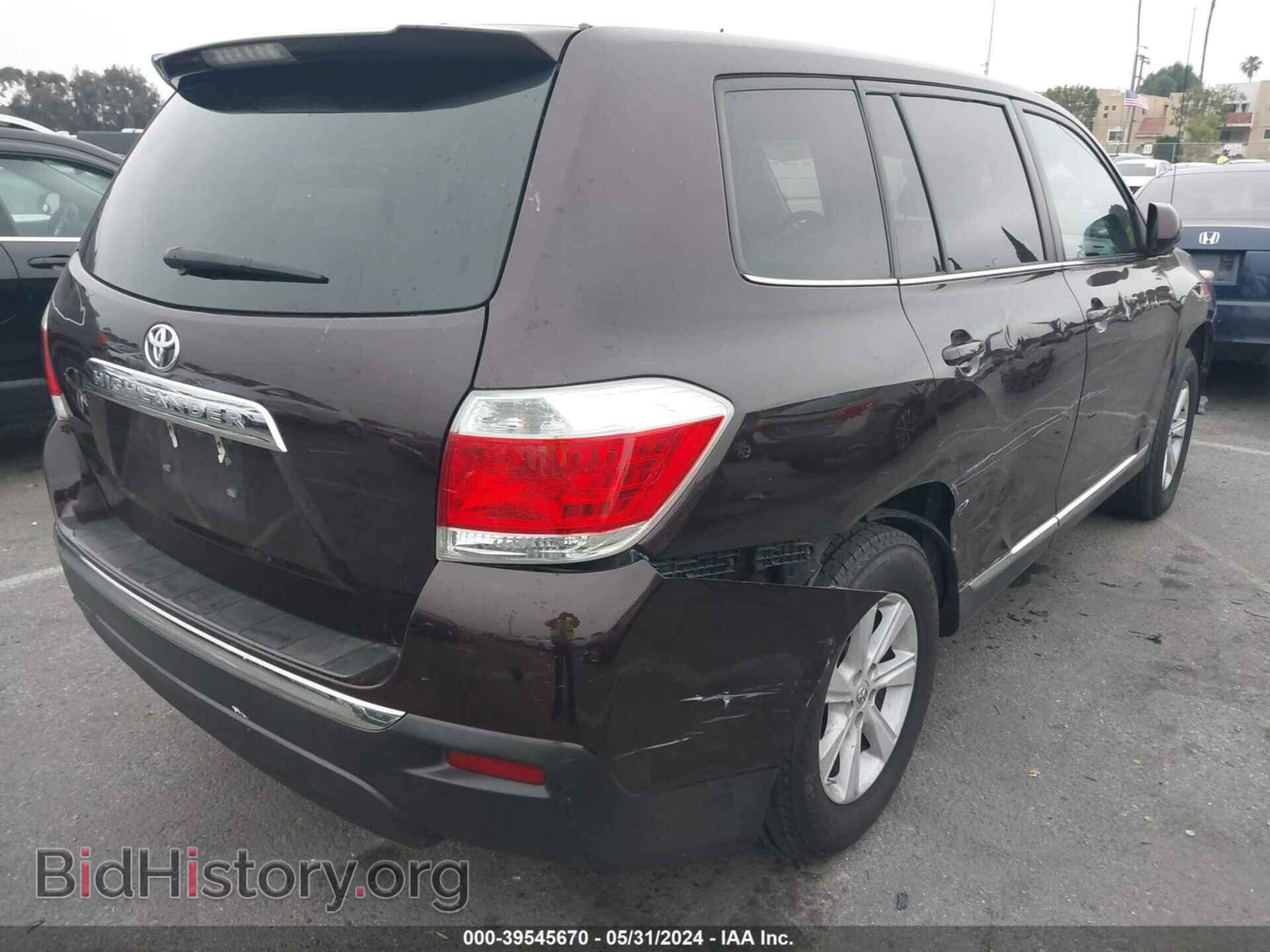 2012 TOYOTA HIGHLANDER - VIN: 5TDZA3EH4CS030379 - Фото 4