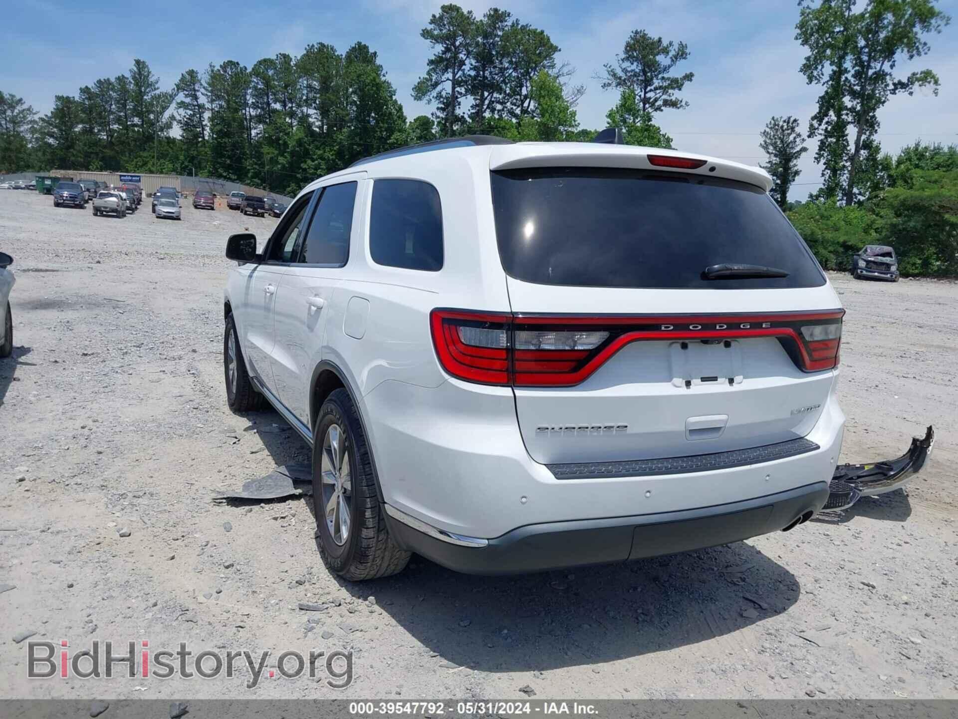 2015 DODGE DURANGO - VIN: 1C4RDHDG5FC880492 - Photo 3