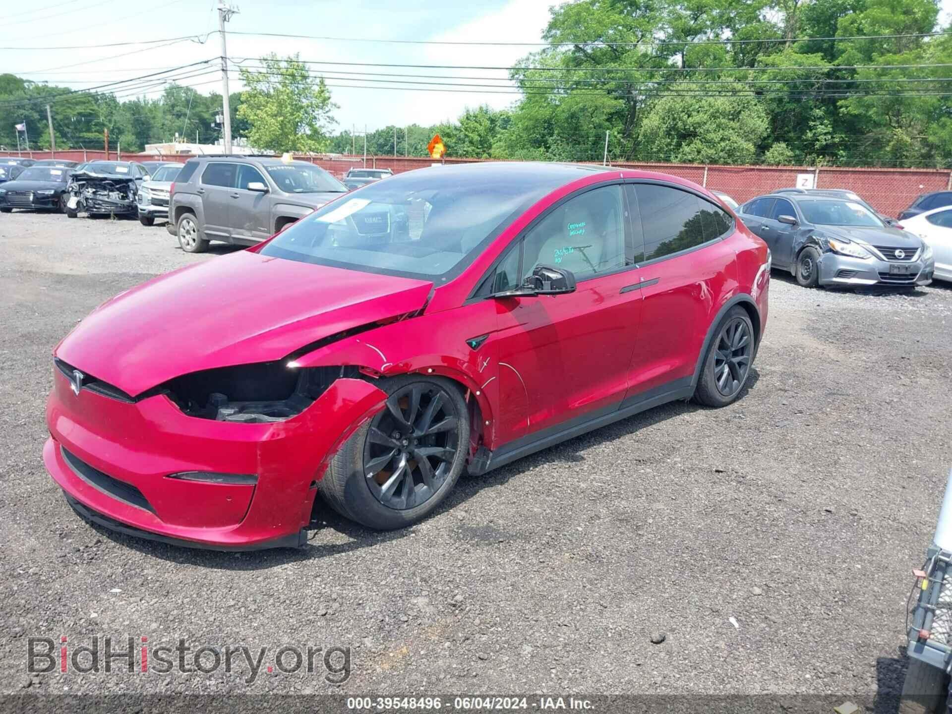 2022 TESLA MODEL X - VIN: 7SAXCBE69NF331430 - Фото 2
