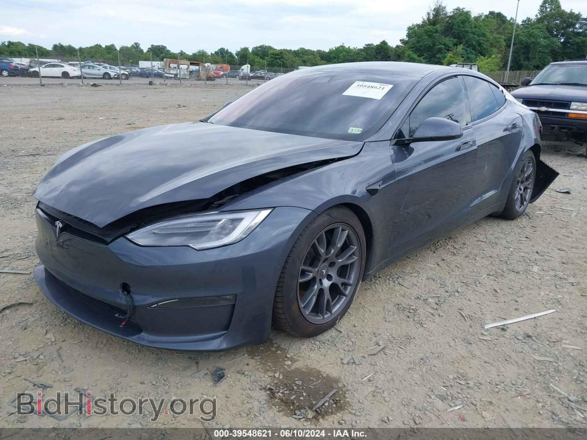 2022 TESLA MODEL S - VIN: 5YJSA1E65NF470560 - Фото 2