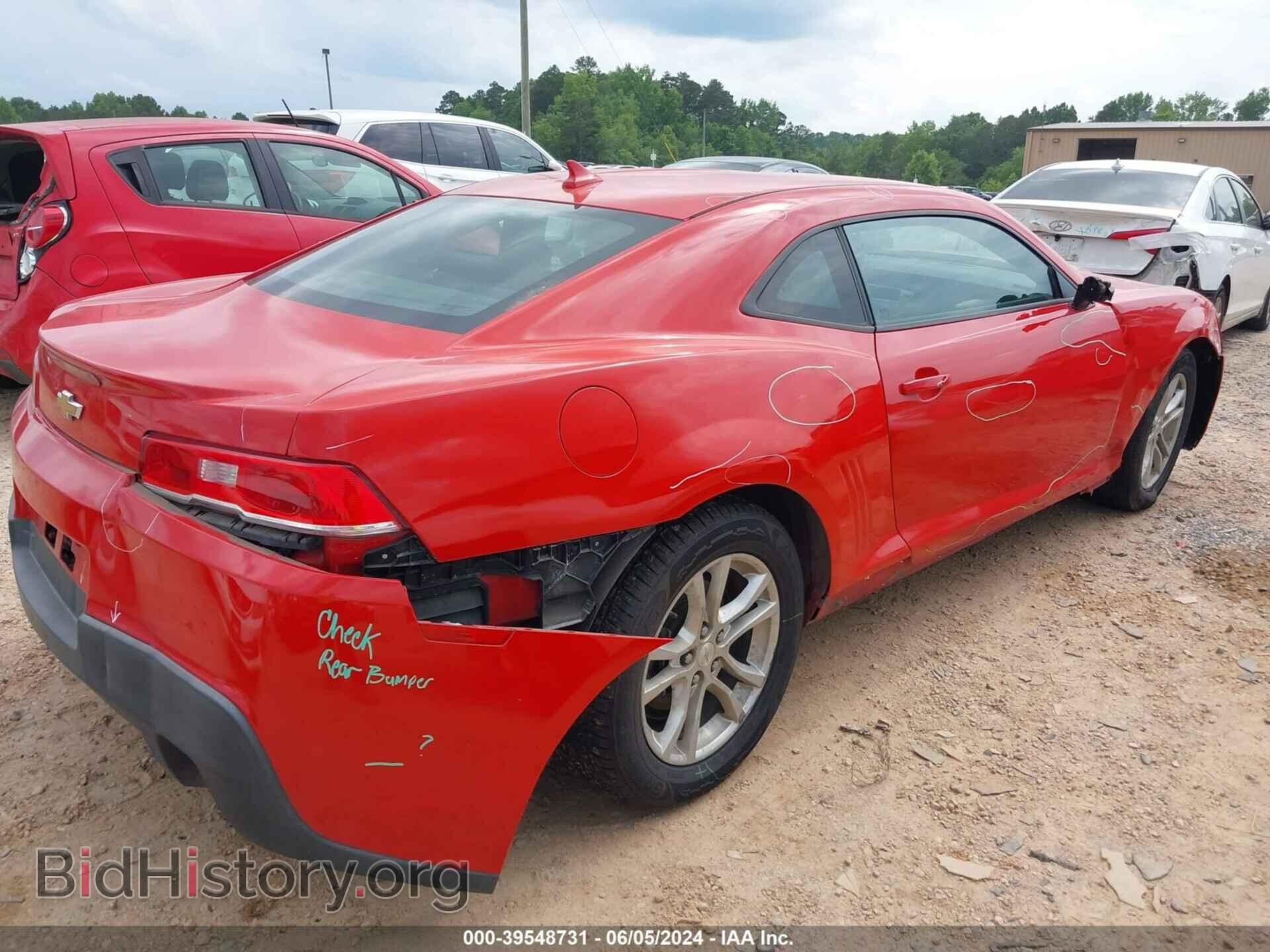 2014 CHEVROLET CAMARO - VIN: 2G1FA1E3XE9289068 - Фото 4