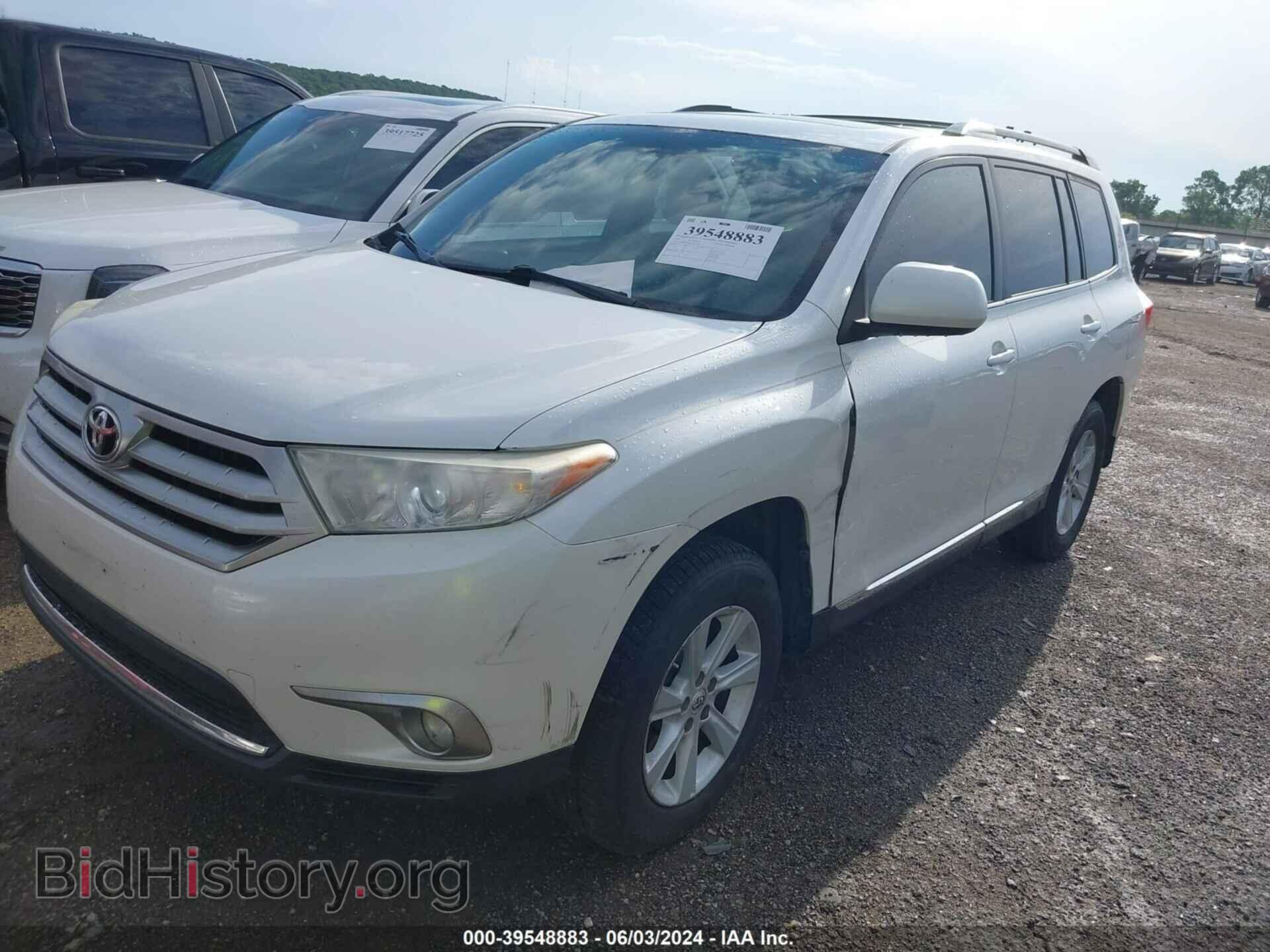 2012 TOYOTA HIGHLANDER - VIN: 5TDBK3EH5CS127766 - Фото 2