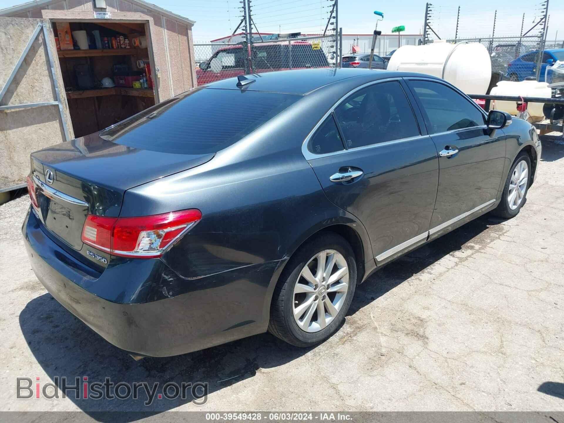2010 LEXUS ES 350 - VIN: JTHBK1EG5A2362649 - Фото 4