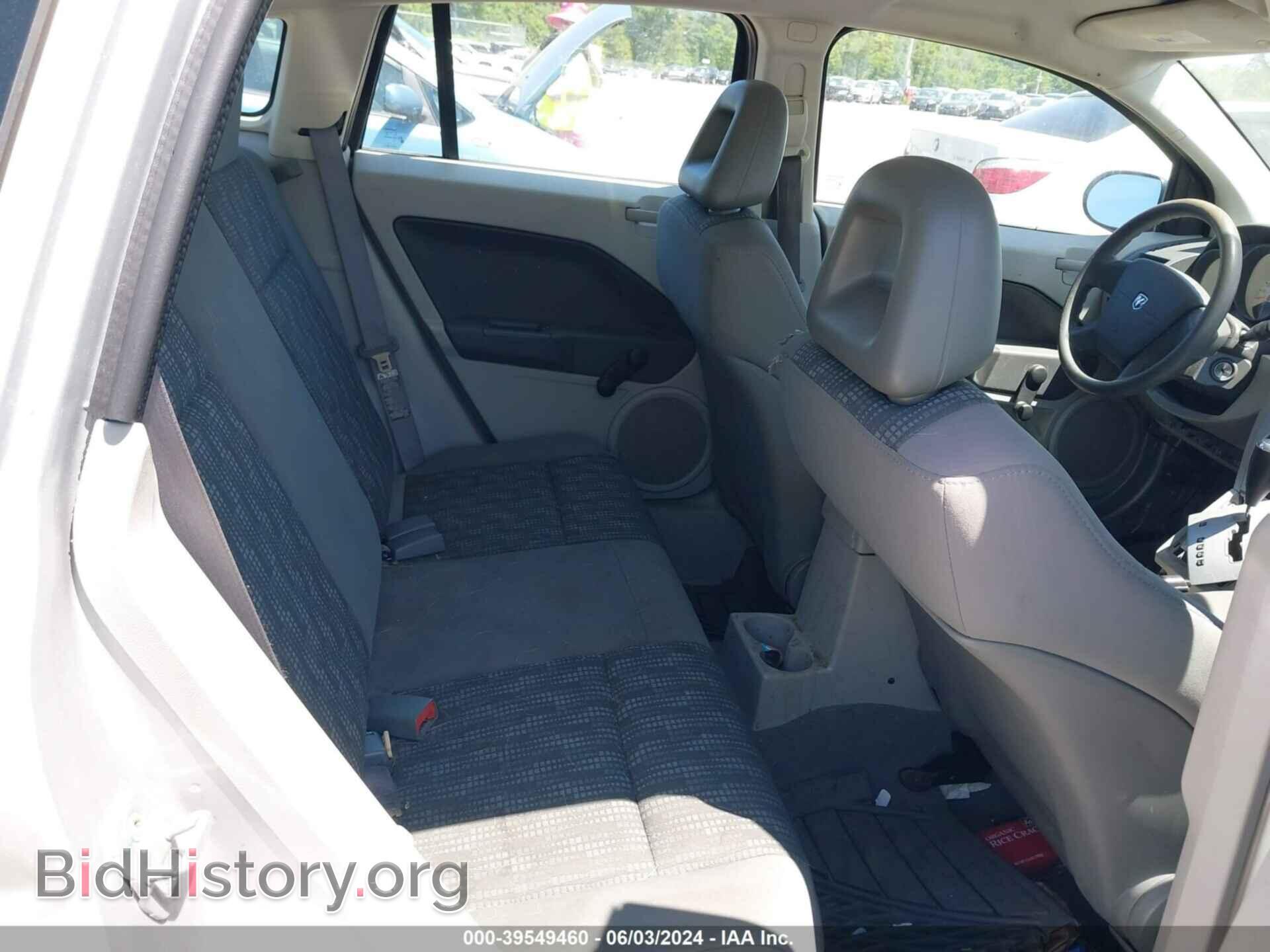 2007 DODGE CALIBER - VIN: 1B3HB28BX7D598469 - Photo 8