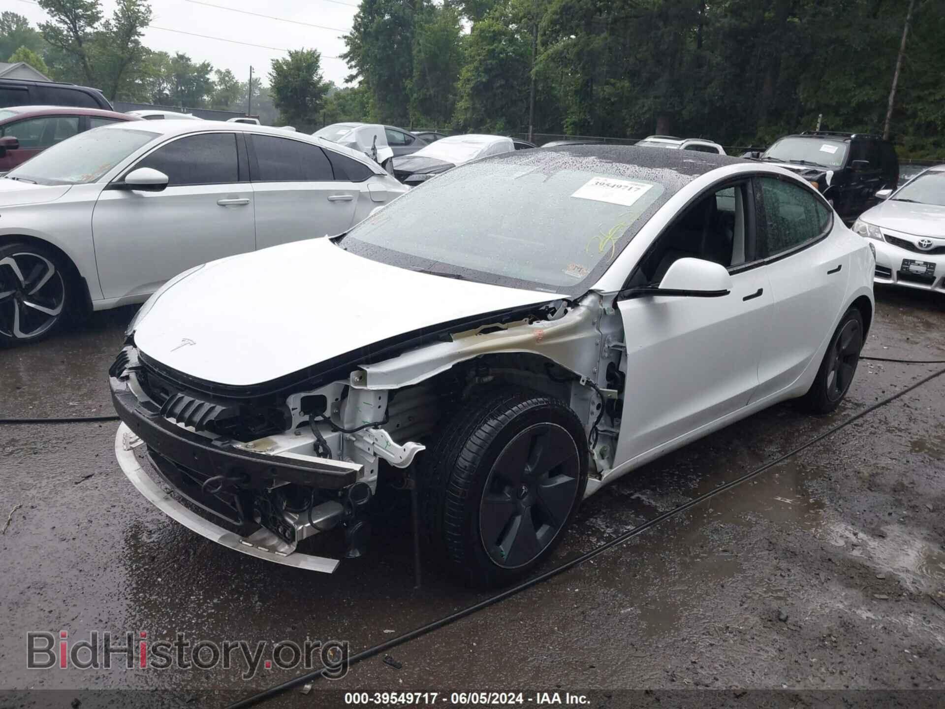 2022 TESLA MODEL 3 - VIN: 5YJ3E1EB2NF181822 - Фото 2
